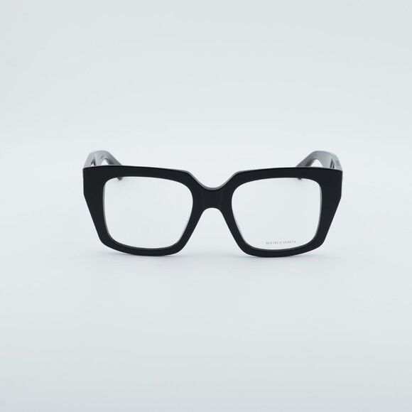 Bottega Veneta Bottega Veneta BV1409O 001 Eyeglasses Shiny Black 51mm Size ONE SIZE - 2 Thumbnail