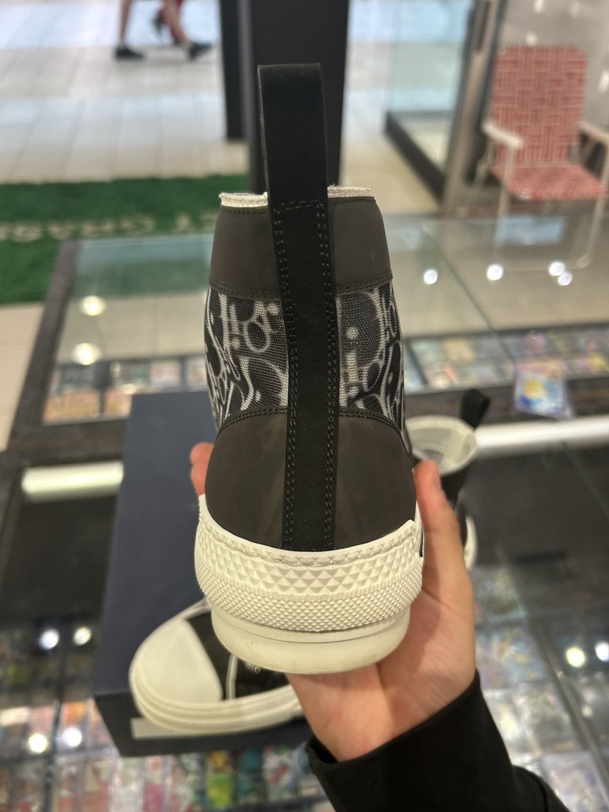 Dior Dior B23 high black white oblique Size US 10 / EU 43 - 9 Thumbnail
