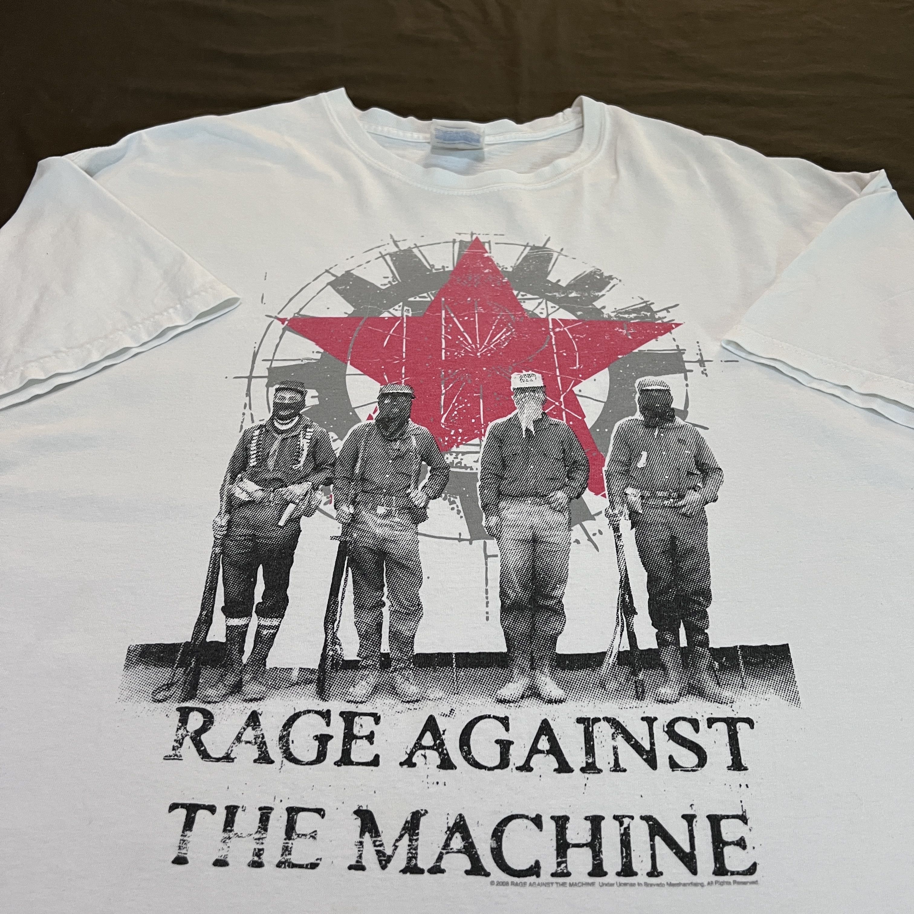 Band Tees × Rage Against The Machine × Vintage Vintage Y2K Rage Against The Machine EZLN Zapatista Tee XL Size US XL / EU 56 / 4 - 5 Thumbnail