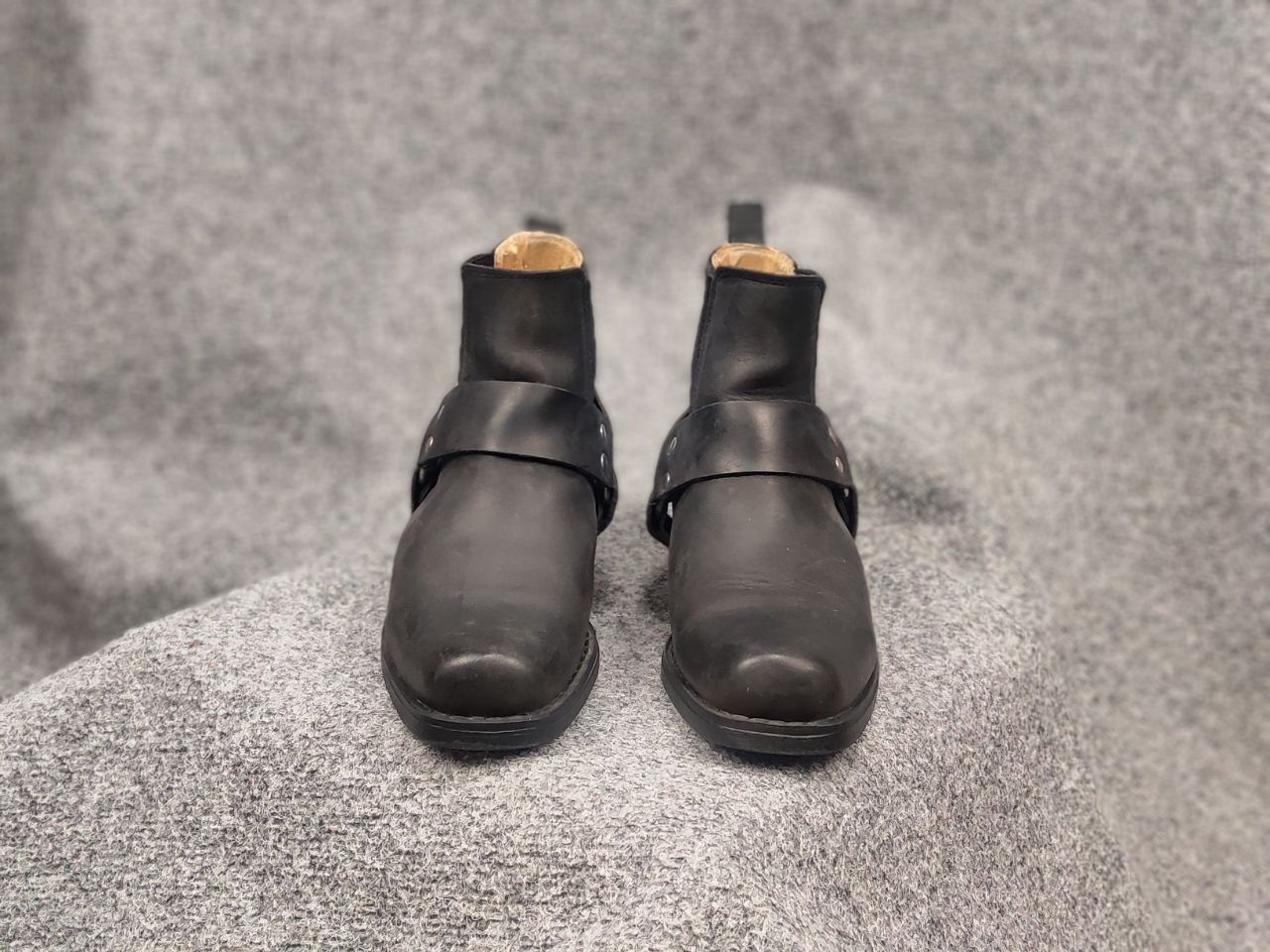 Vintage Kochmann Spain Design Western Ankle Leather Vintage Boots Size US 7 / IT 37 - 14 Thumbnail