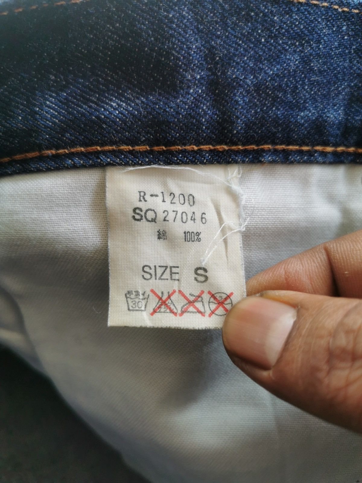 Japanese Brand RNA Inc Japan Stone Faded Denim Jeans Size US 31 - 8 Thumbnail
