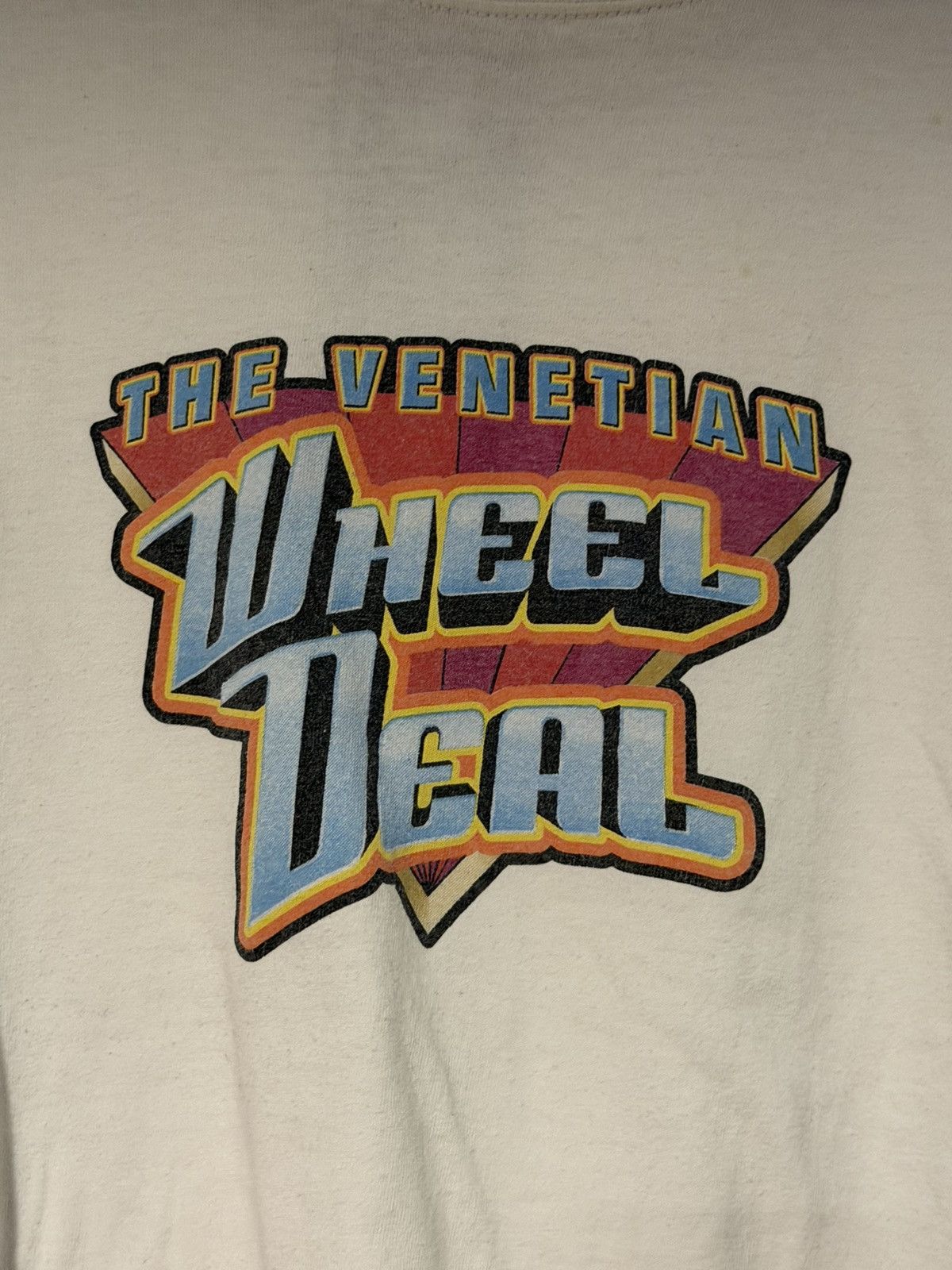 Vintage Vintage las vegas the venetian wheel deal casino t shirt Size US XL / EU 56 / 4 - 2 Thumbnail