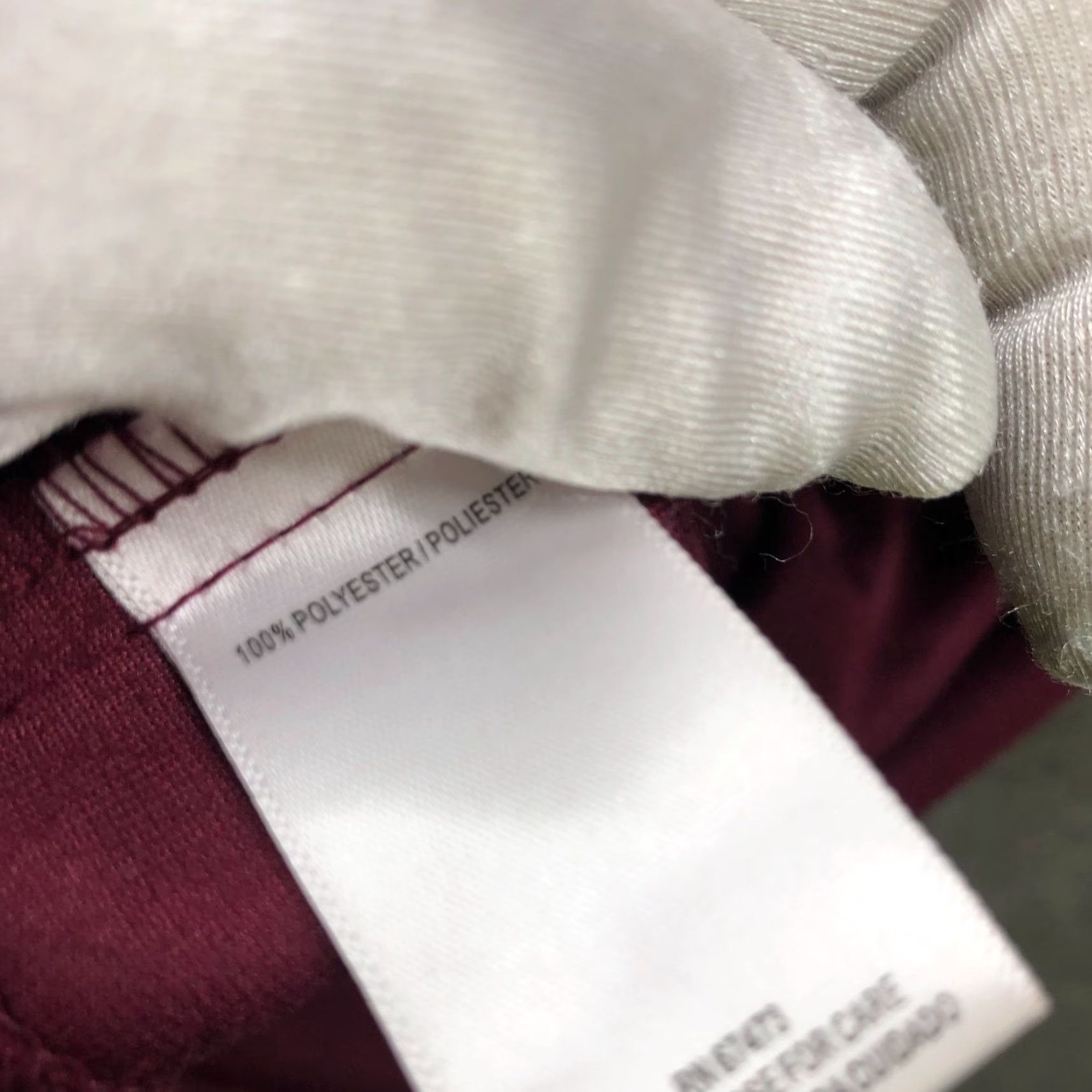 Vintage Melonie T Corduroy Dress Womens 6 Wine Burgundy Tiered V-Neck 3/4 Sleeve Dress Size M / US 6-8 / IT 42-44 - 6 Thumbnail