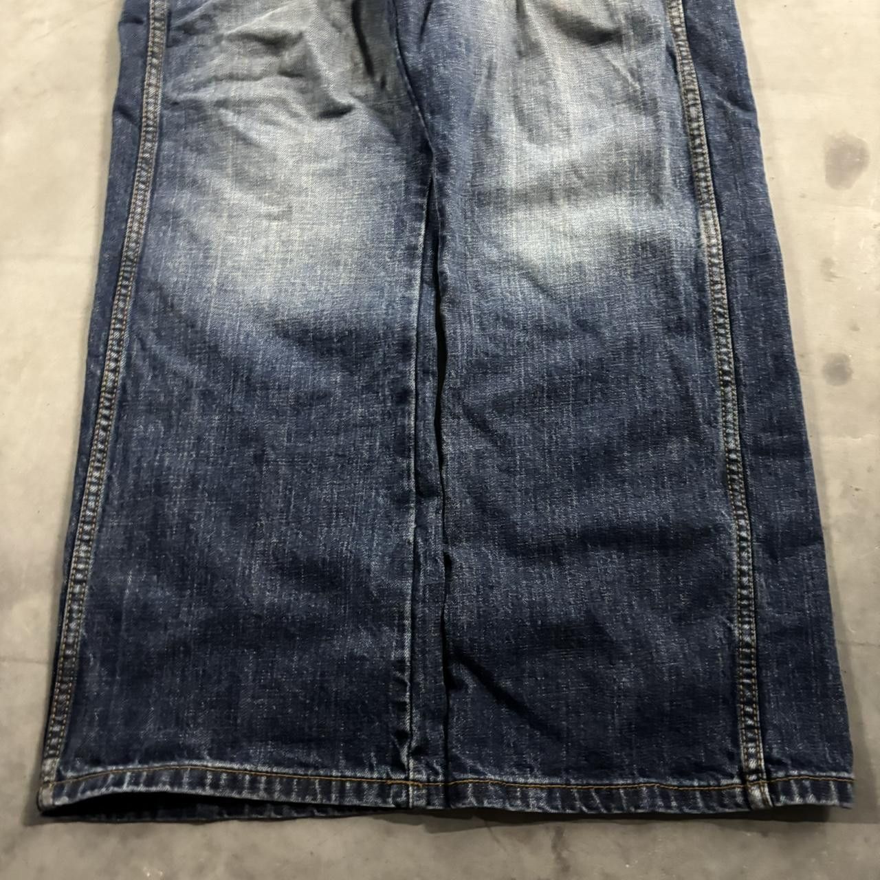 Vintage Crazy Vintage Y2K/2000s Grunge Faded Dark Wash Bootcut Denim Jeans! 34x30 Size US 34 / EU 50 - 6 Thumbnail