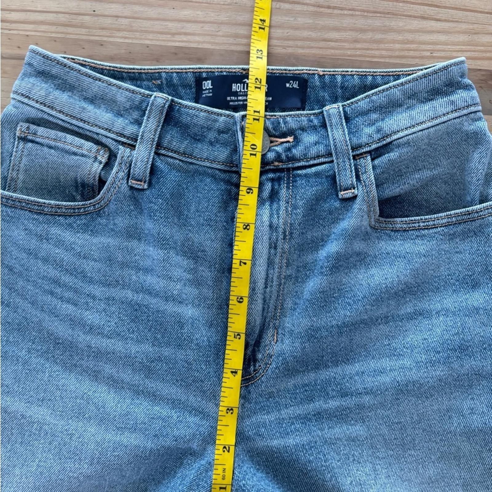 Other 00L Hollister Ultra high rise dad Jeans Size 24" / US 00 / IT 34 - 8 Thumbnail