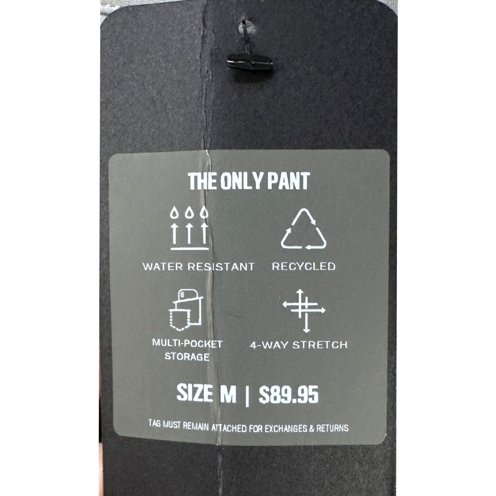 Fabletics Fabletics The Only Pants Golf Chino Mens Medium Gray Stretch Multi Pocket NEW Size US 31 - 6 Thumbnail