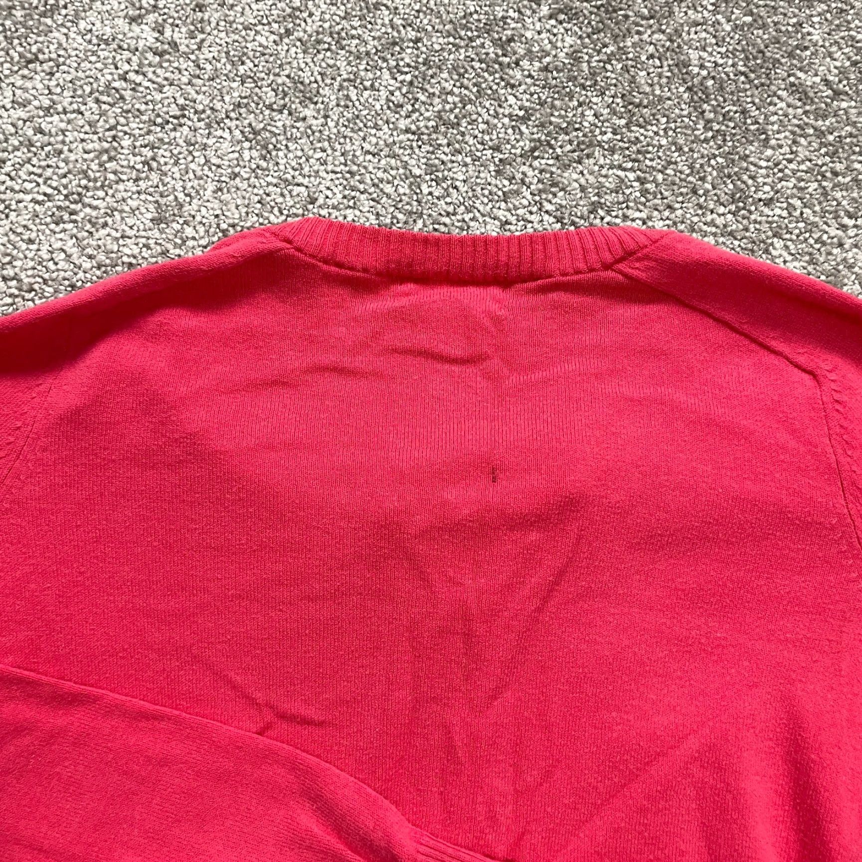 Lands' End Lands' End Cardigan Sweater Women XXS Red Button Down Knit Raglan Long Sleeve Casual Lightweight Size XXS / US 00 / IT 34 - 3 Thumbnail