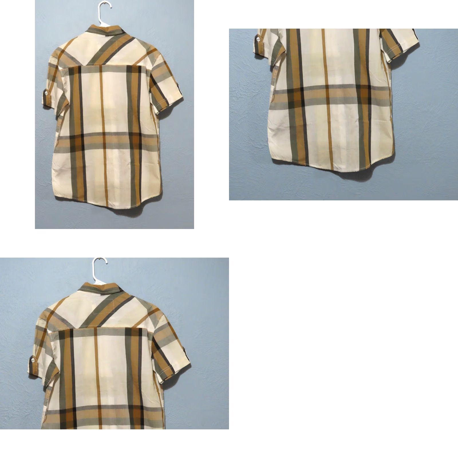 Southpole Southpole Shirt Men's S Brown Gray Plaid Button-Up Casual Shirt NWT Size US S / EU 44-46 / 1 - 8 Thumbnail