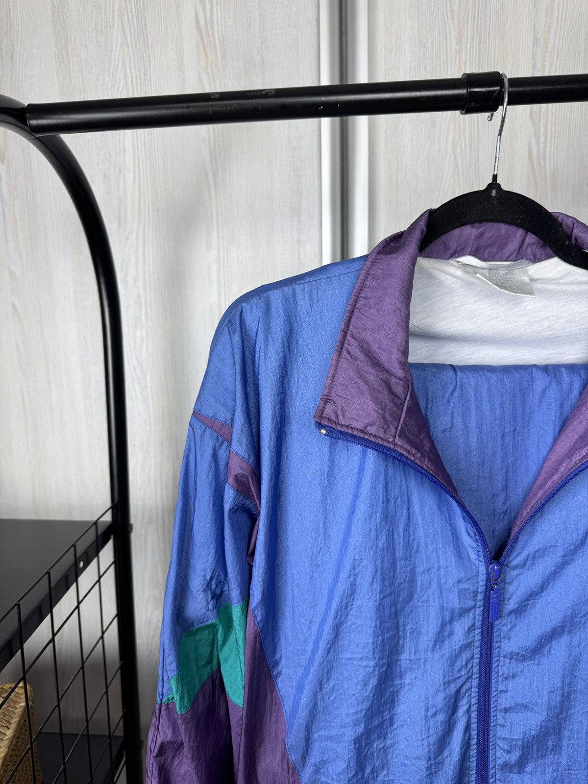 Adidas Adidas vintage 90s nylon shimmer multicolour tracksuit Size US M / EU 48-50 / 2 - 3 Thumbnail