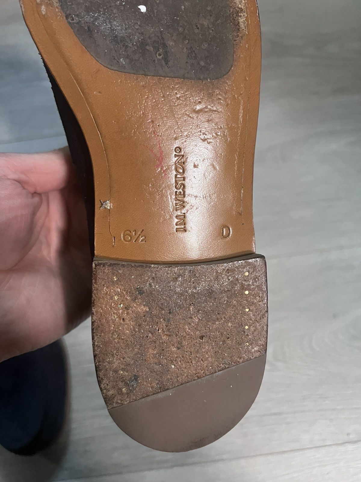 J.M. Weston J.M. Weston Iconic 180 Suede Loafers Size US 7.5 / EU 40-41 - 11 Thumbnail