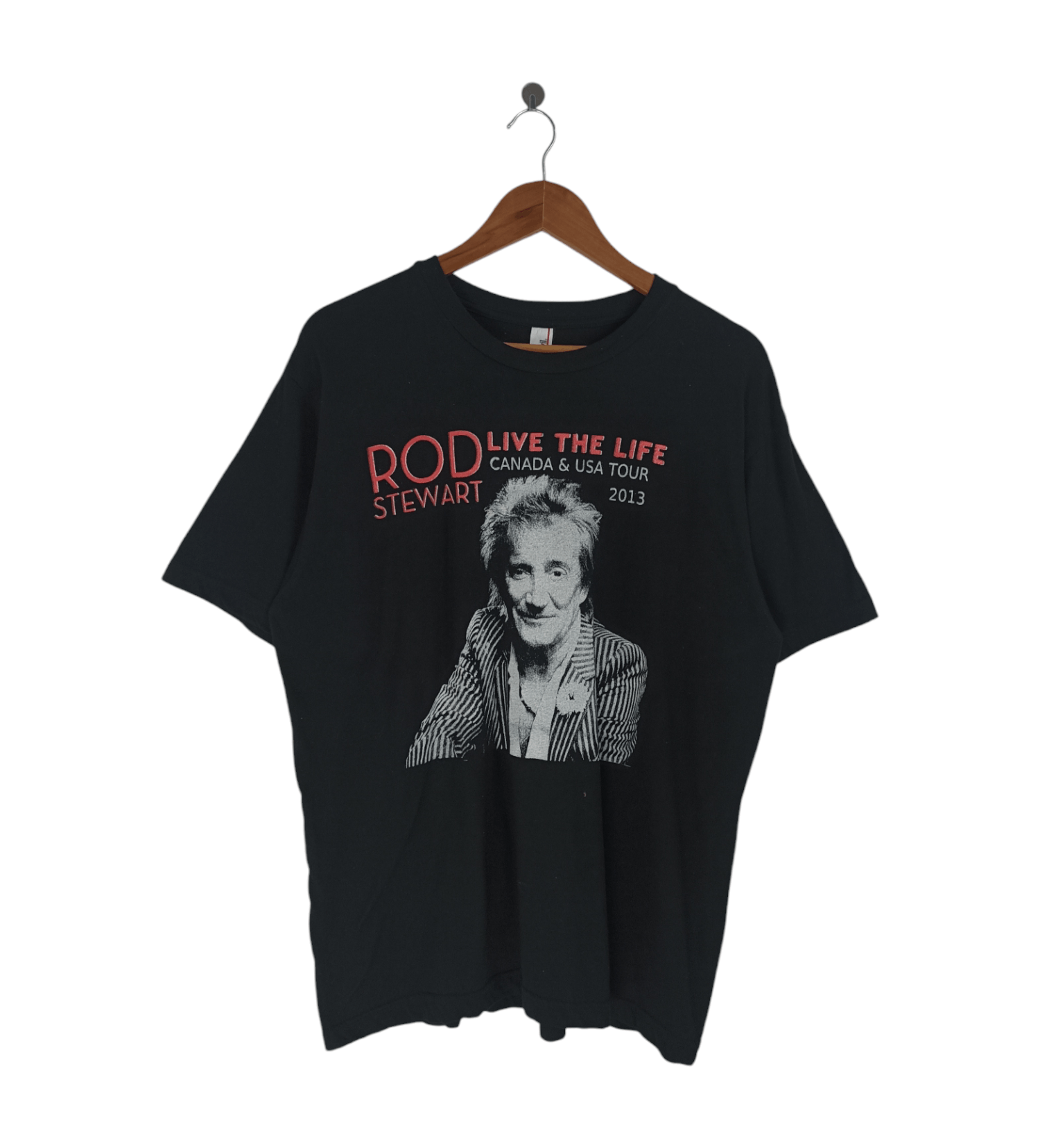 Band Tees VINTAGE '13 ROD STEWART USA CANADA TOUR TEE jagger sting Size US L / EU 52-54 / 3 - 1 Thumbnail