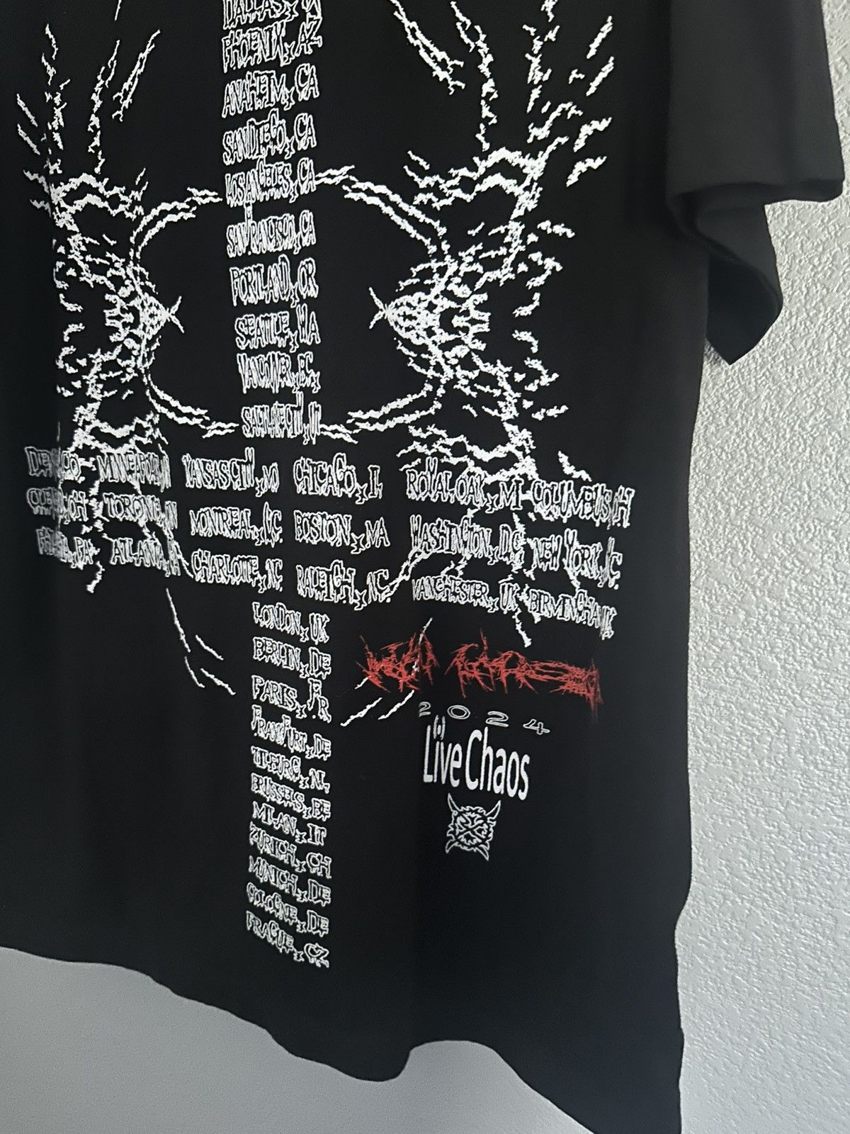 Band Tees Ken Carson A Great Chaos Tour Shirt Size US M / EU 48-50 / 2 - 3 Thumbnail