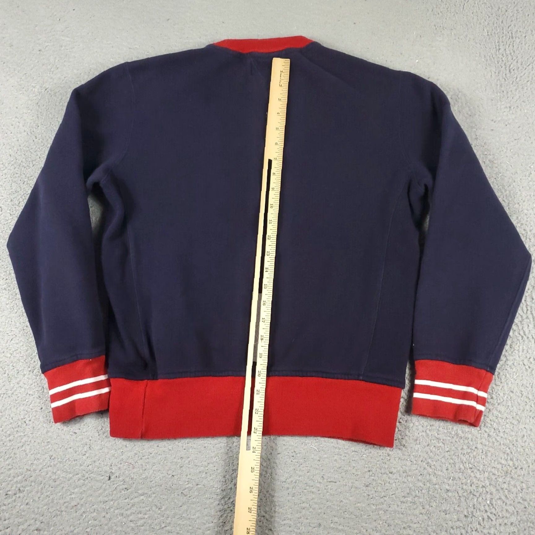 Ralph Lauren VINTAGE Ralph Lauren Pullover Sweater Mens Small Red Cotton Crew Neck Classic American Style Size US S / EU 44-46 / 1 - 6 Thumbnail