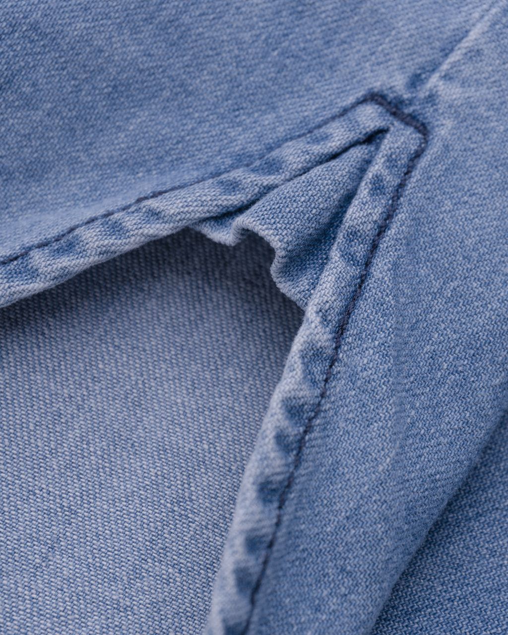 Kenzo KENZO / Denim Shirt with Ribbon Details Size XS / US 0-2 / IT 36-38 - 2 Thumbnail