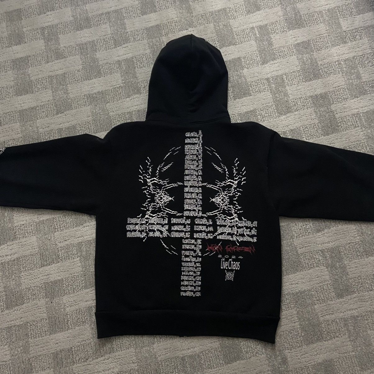 Ken Carson × Playboi Carti Ken Carson AGC Tour merch Zip-Up MEDIUM Size US M / EU 48-50 / 2 - 2 Thumbnail