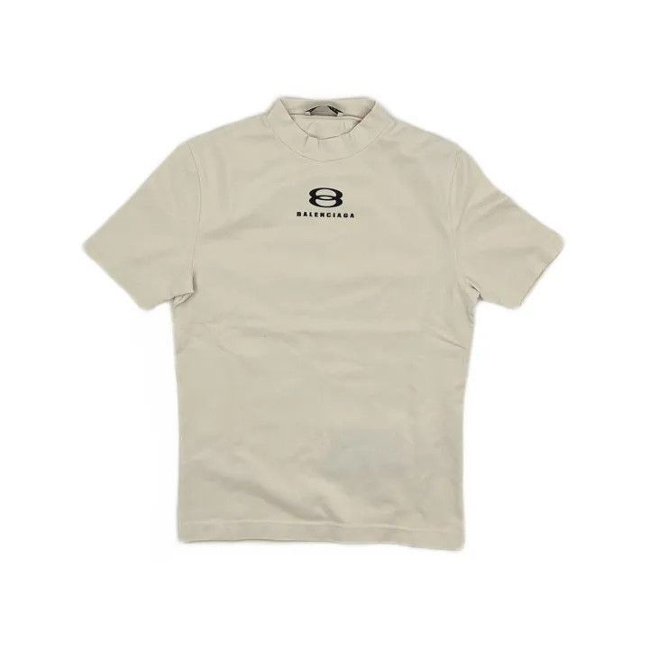 Balenciaga Balenciaga Logo Print Round Neck T-shirt for Women 0079-250 Size M / US 6-8 / IT 42-44 - 2 Thumbnail