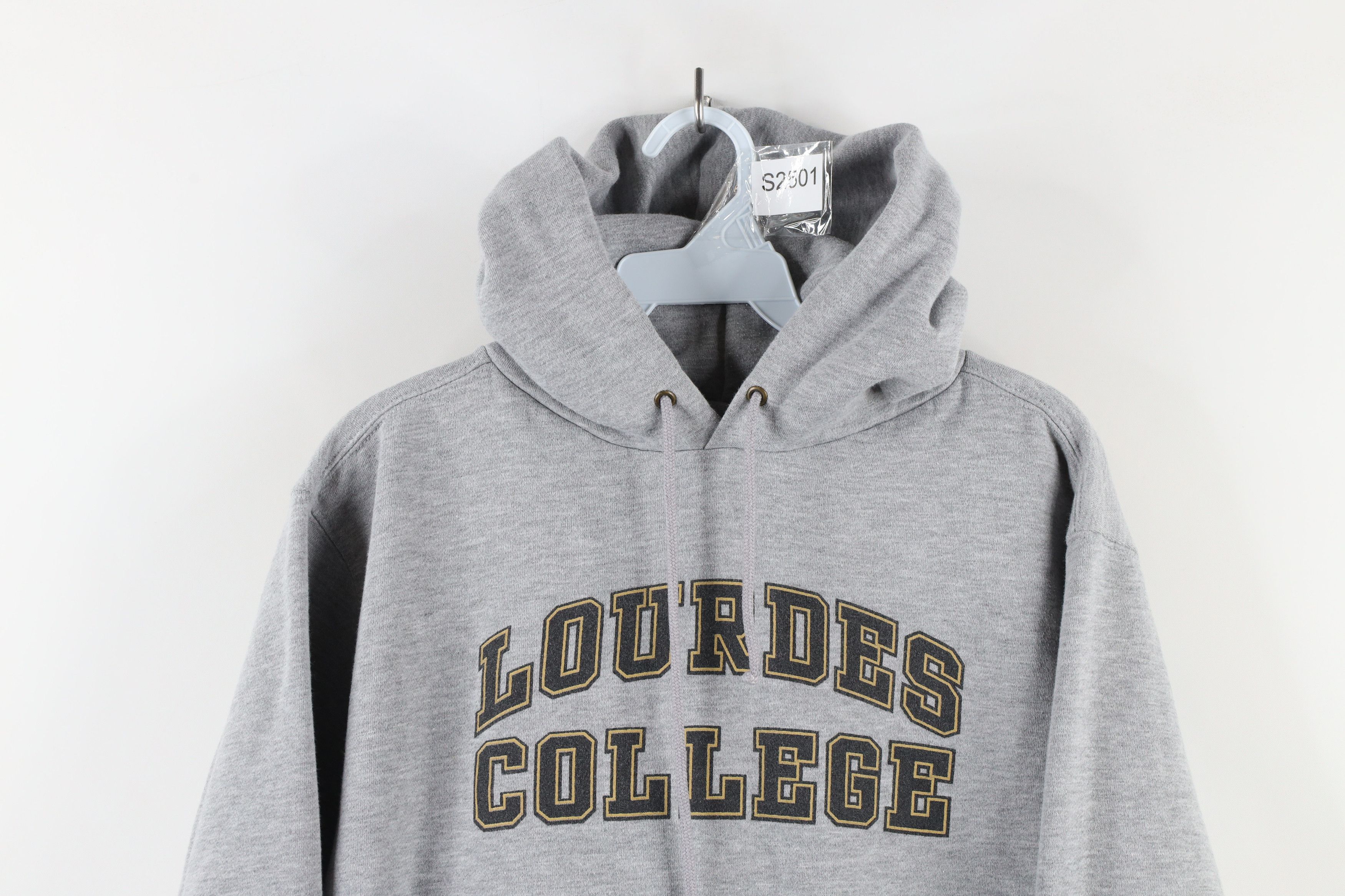 Vintage Vintage Out Lourdes University Hoodie Sweatshirt Gray Size US S / EU 44-46 / 1 - 2 Thumbnail