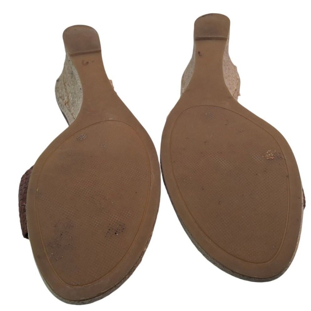 Coldwater Creek Coldwater Creek Womens Size 8.5M Leather Slip On Sandals Size US 8.5 / IT 38.5 - 5 Thumbnail