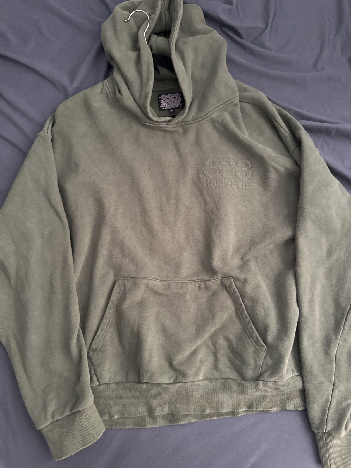 Half Evil Half Evil Embossed Heavyweight Logo Hoodie Size US XL / EU 56 / 4 - 5 Thumbnail