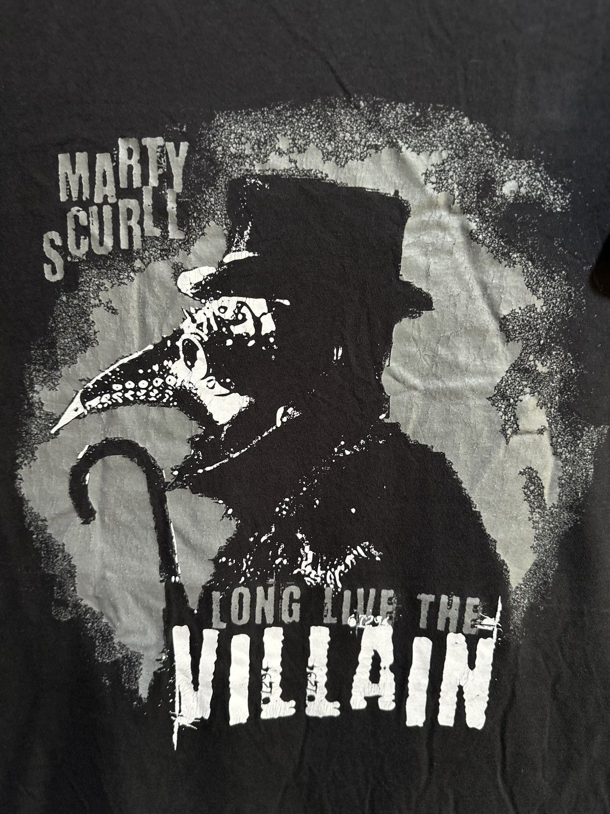 Vintage Vintage Marty Scurll Long Live The Villain Faded Tee Size US XL / EU 56 / 4 - 2 Thumbnail