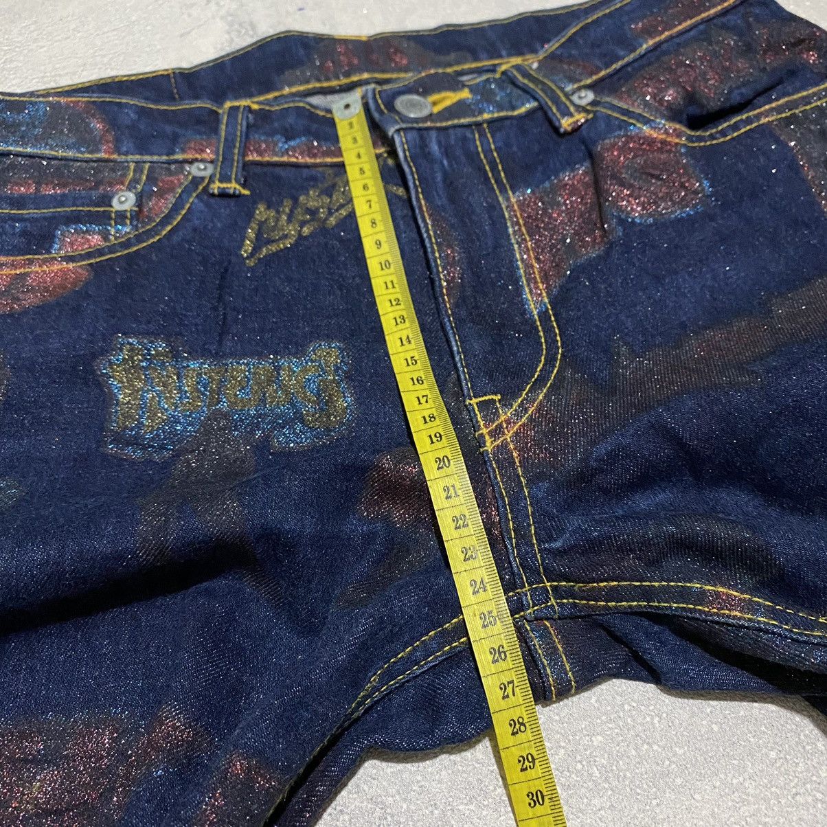 Hysteric Glamour Hysteric Glamour Fullprinted Logo Kinky Jeans Size US 30 / EU 46 - 16 Thumbnail