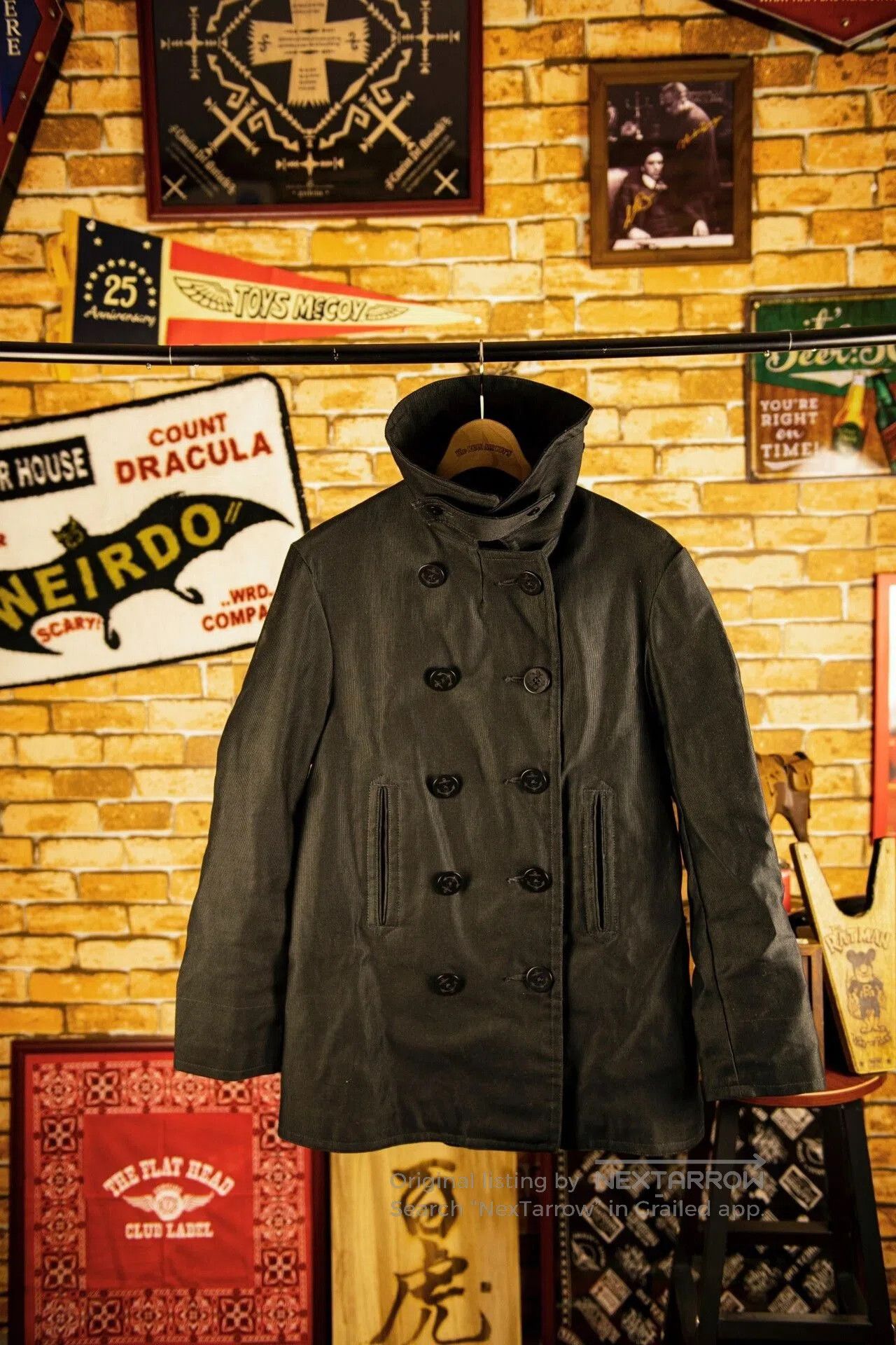 BLACK SIGN Black Navy Coat for Sale. Size US M / EU 48-50 / 2 - 2 Thumbnail