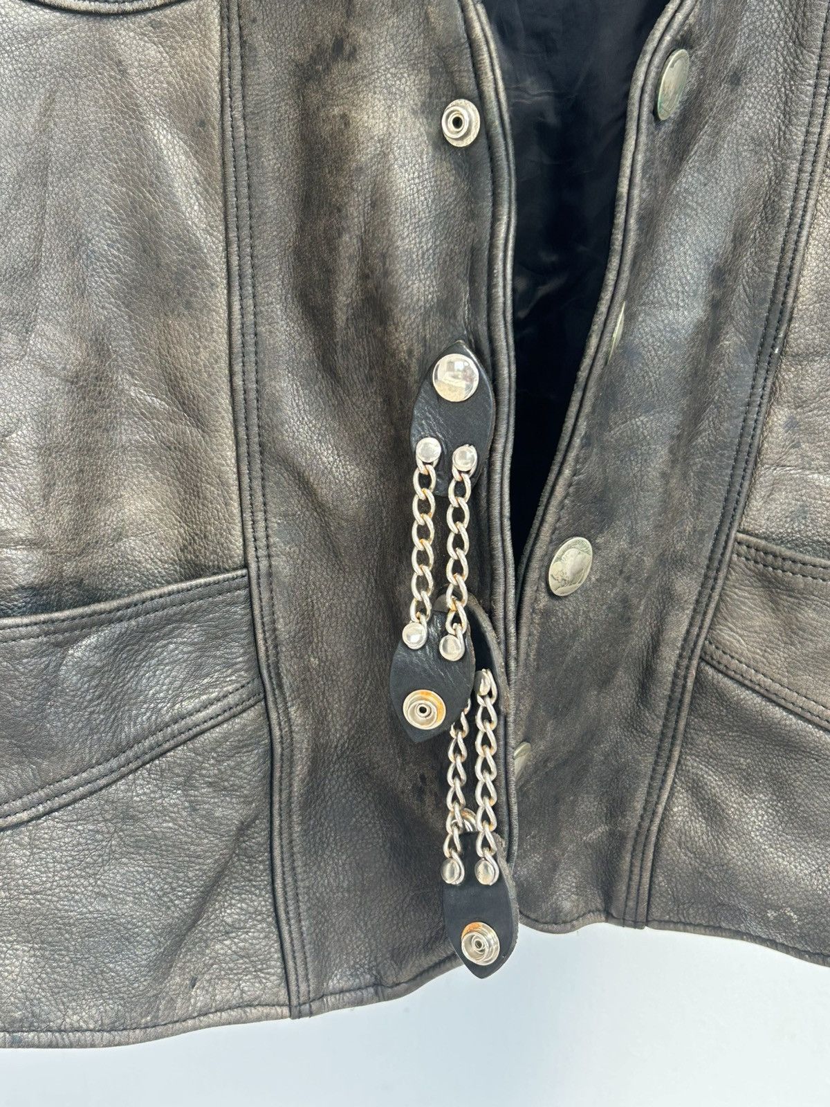 Other Kerr Leather Vest Black Vintage USA Size US XL / EU 56 / 4 - 7 Thumbnail