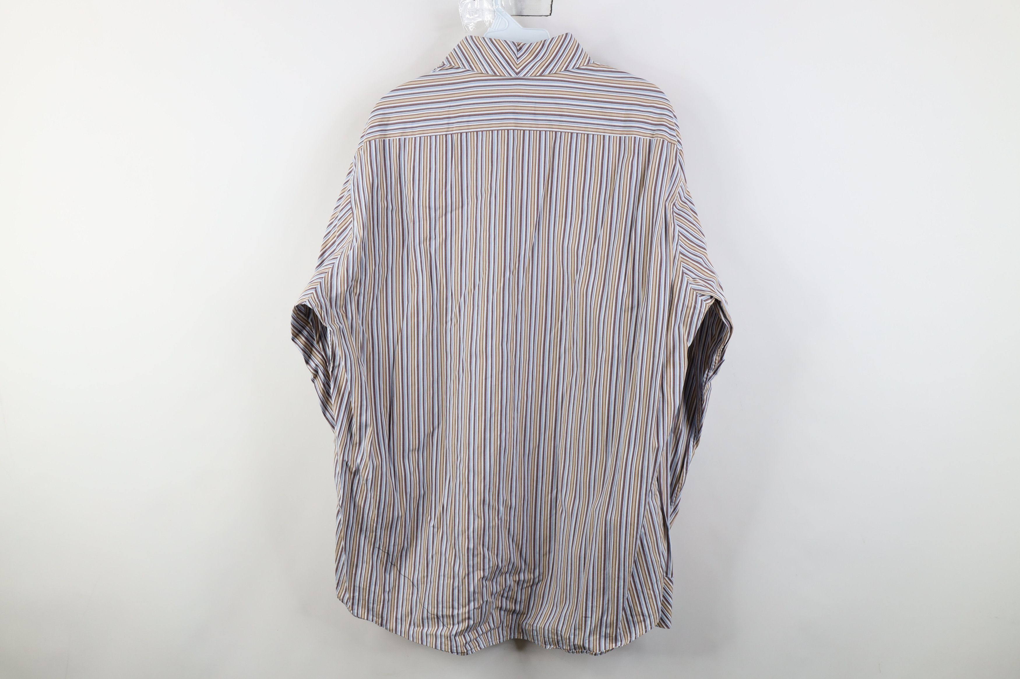 Hugo Boss Hugo Boss Color Block Collared Button Dress Shirt Cotton Size US L / EU 52-54 / 3 - 11 Thumbnail