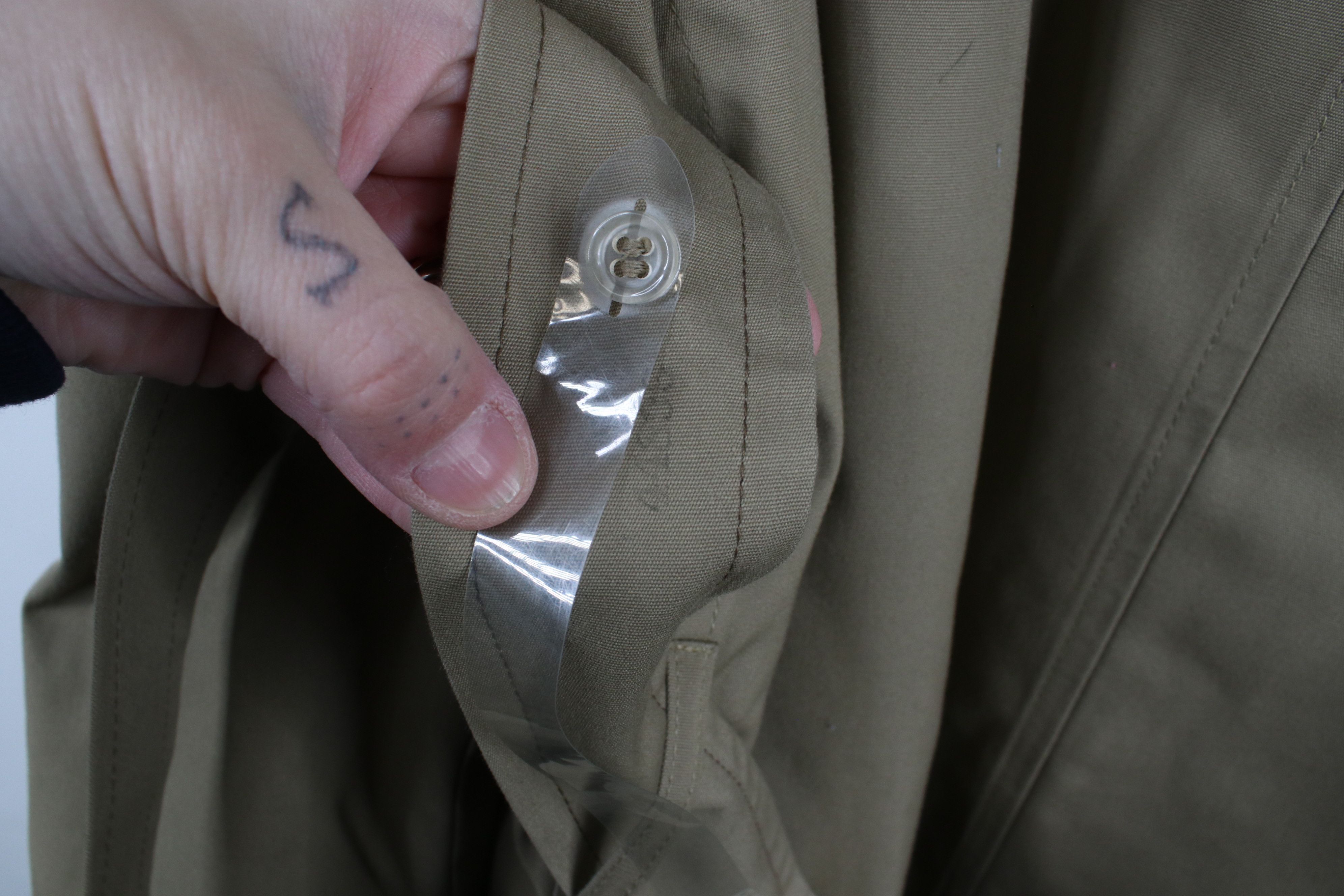 Vintage Vintage 70s Streetwear Belted Trench Coat Rain Jacket USA Size US XXL / EU 58 / 5 - 13 Thumbnail