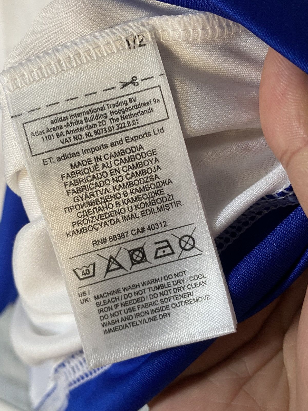 Adidas 2015 Vintage Chelsea Adidas Soccer Jersey Size XXL Size US XXL / EU 58 / 5 - 4 Thumbnail