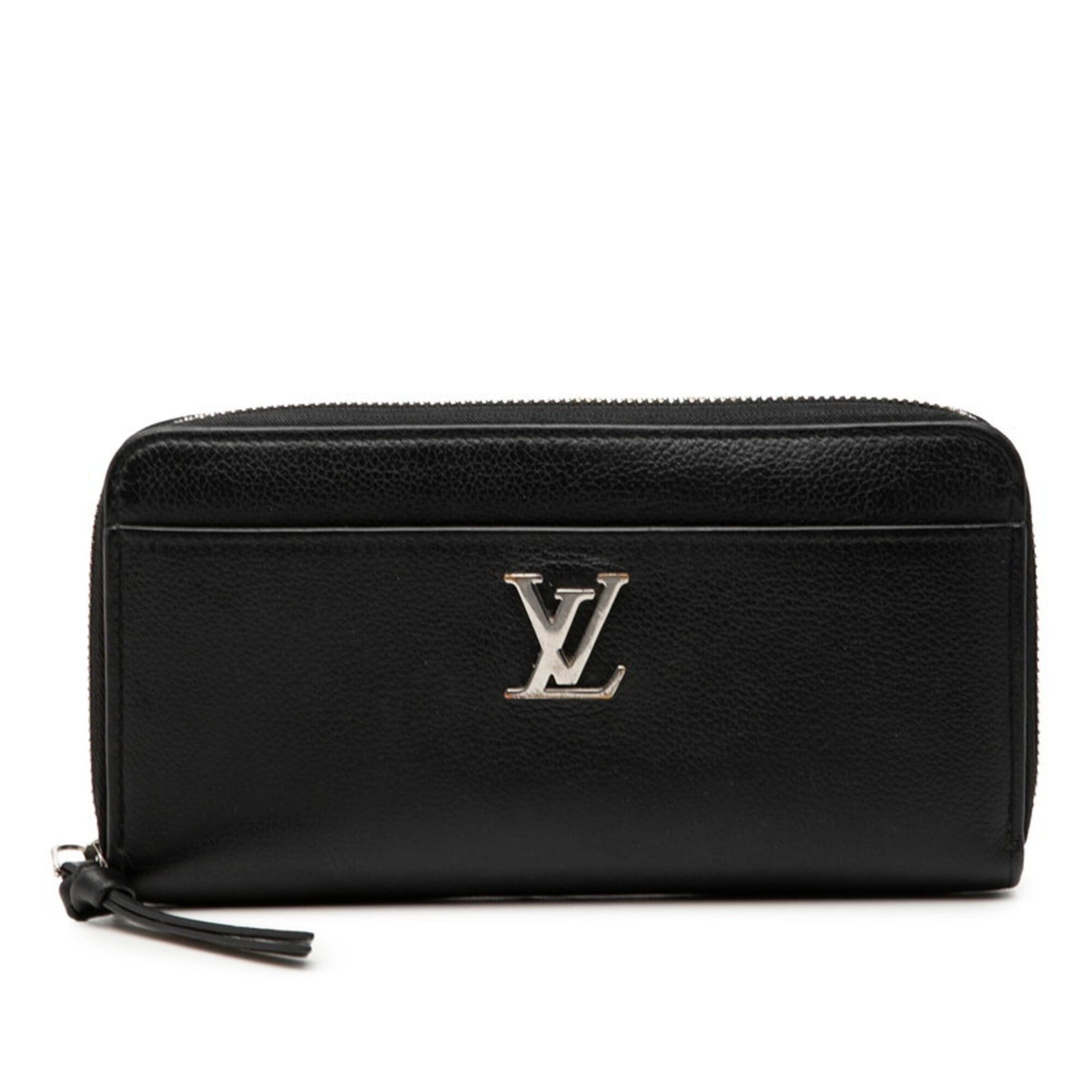 Louis Vuitton Louis Vuitton Zippy Lockme Round Zipper Long Wallet M62622 Noir Black Leather Women's LOUIS VUITTON Size ONE SIZE - 1 Thumbnail