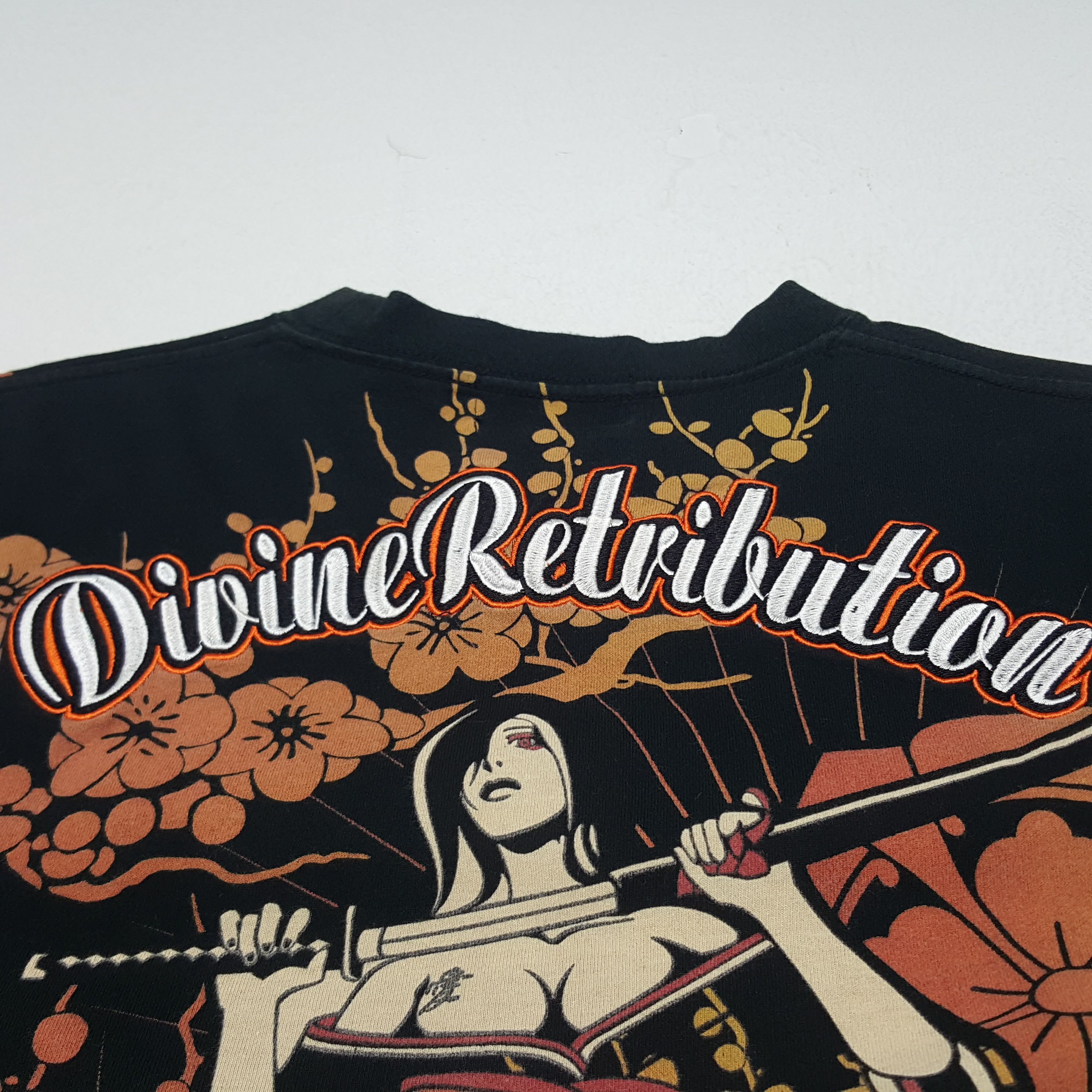 Japanese Brand × Vintage Vintage Divine Retribution Japanese Samurai Style Art Tshirt Size US M / EU 48-50 / 2 - 9 Thumbnail