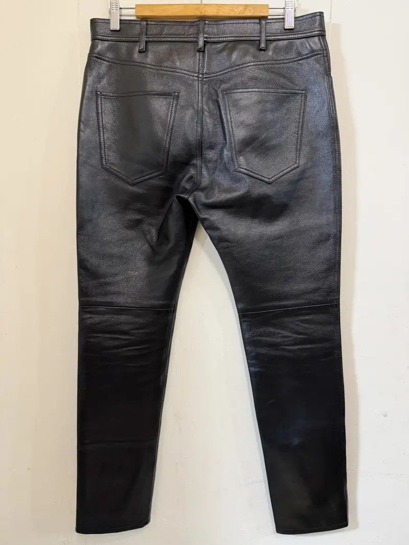 Celine Classic Skinny Lambskin Leather Pants Size US 32 / EU 48 - 2 Thumbnail