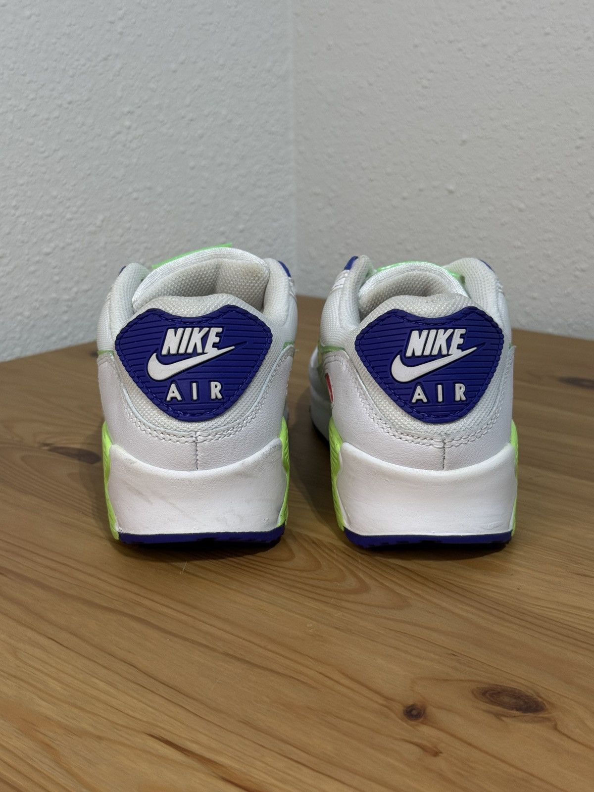 Nike Nike Air Max 90 White Neon No box Size US 7 / IT 37 - 3 Thumbnail