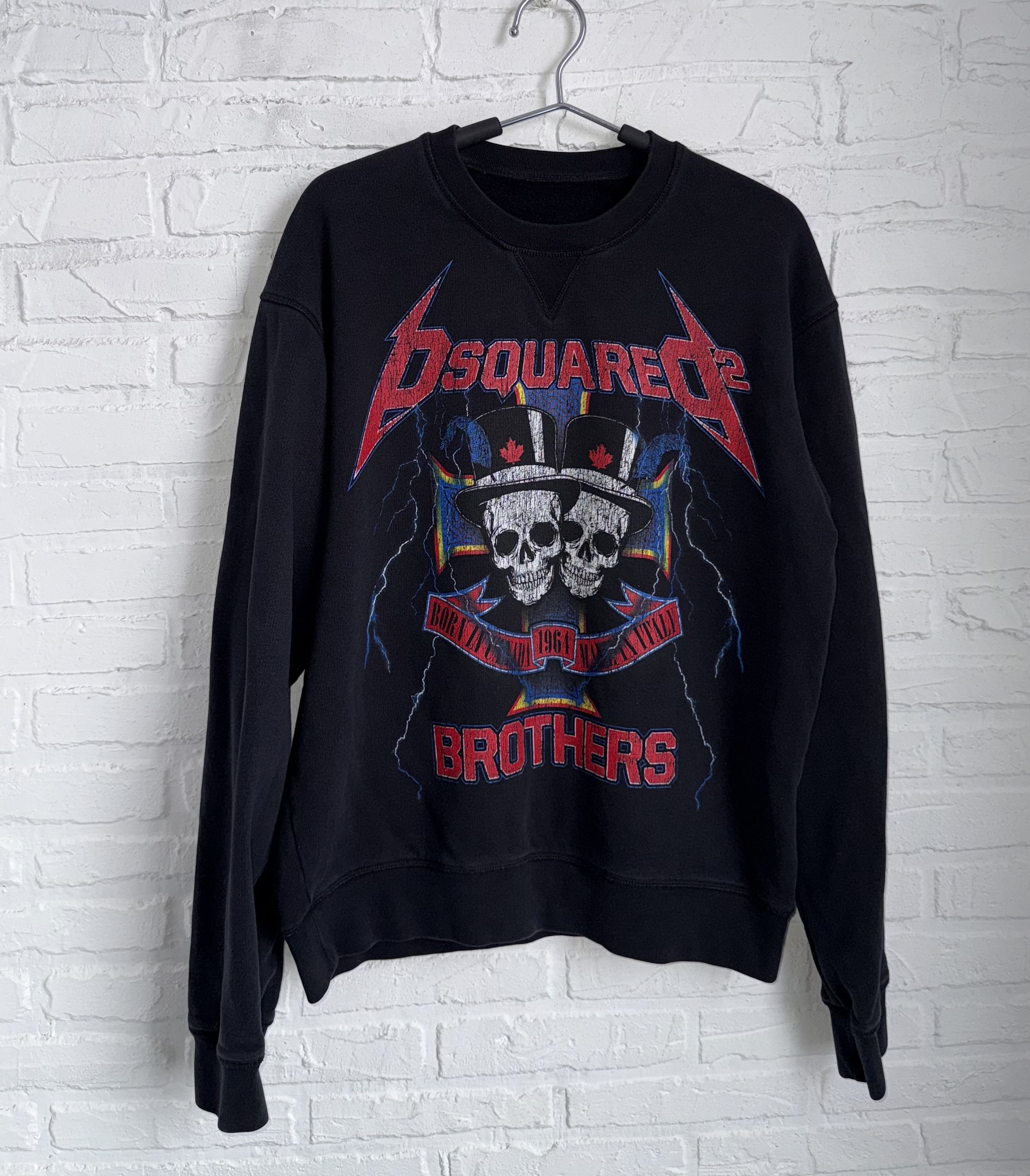 Dsquared2 Dsquared2 Guns n' Roses black sweatshirt Size US L / EU 52-54 / 3 - 1 Thumbnail