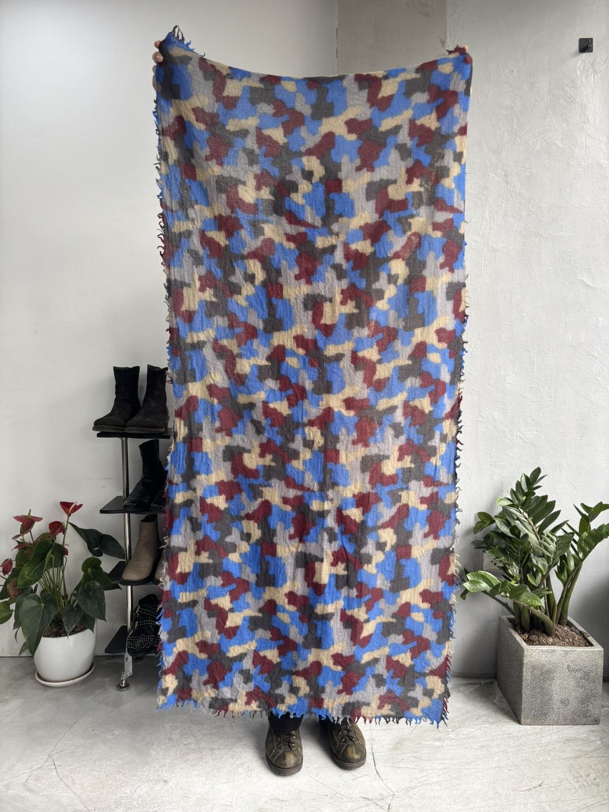 Undercover Undercover AW2012 big camo wool scarf Size ONE SIZE - 3 Thumbnail