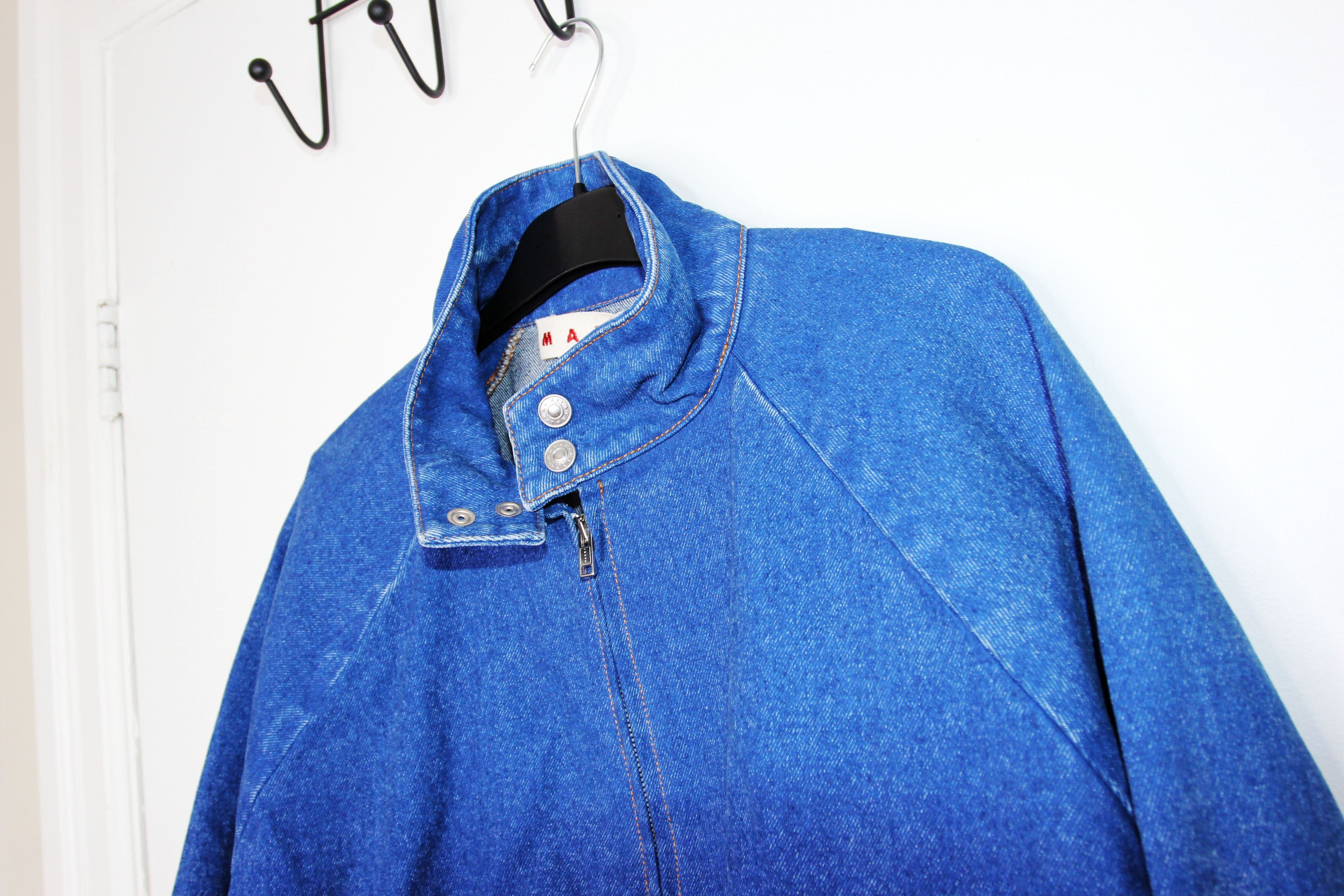 Marni BNWT AW24 MARNI BLEACHED COATED DENIM JACKET 48 Size US M / EU 48-50 / 2 - 4 Thumbnail