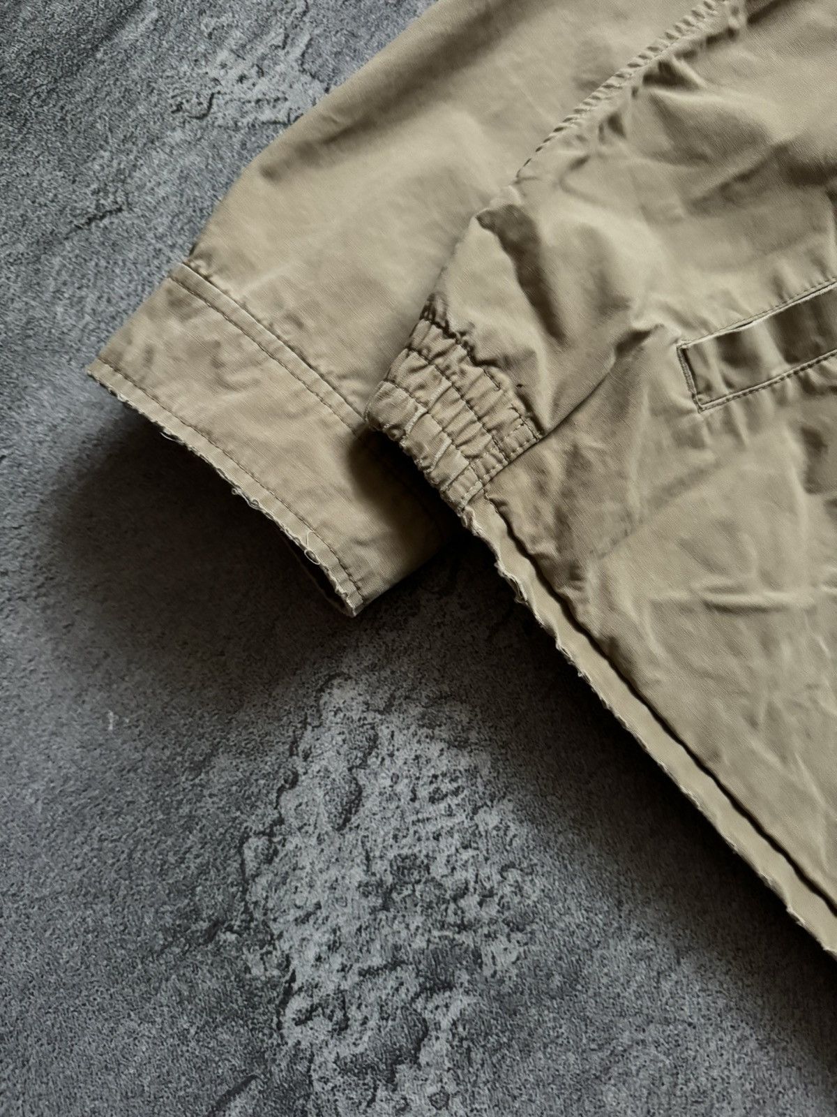 Polo Ralph Lauren × Ralph Lauren × Vintage Polo Ralph Lauren L beige distressed jacket bomber light Size US L / EU 52-54 / 3 - 9 Thumbnail