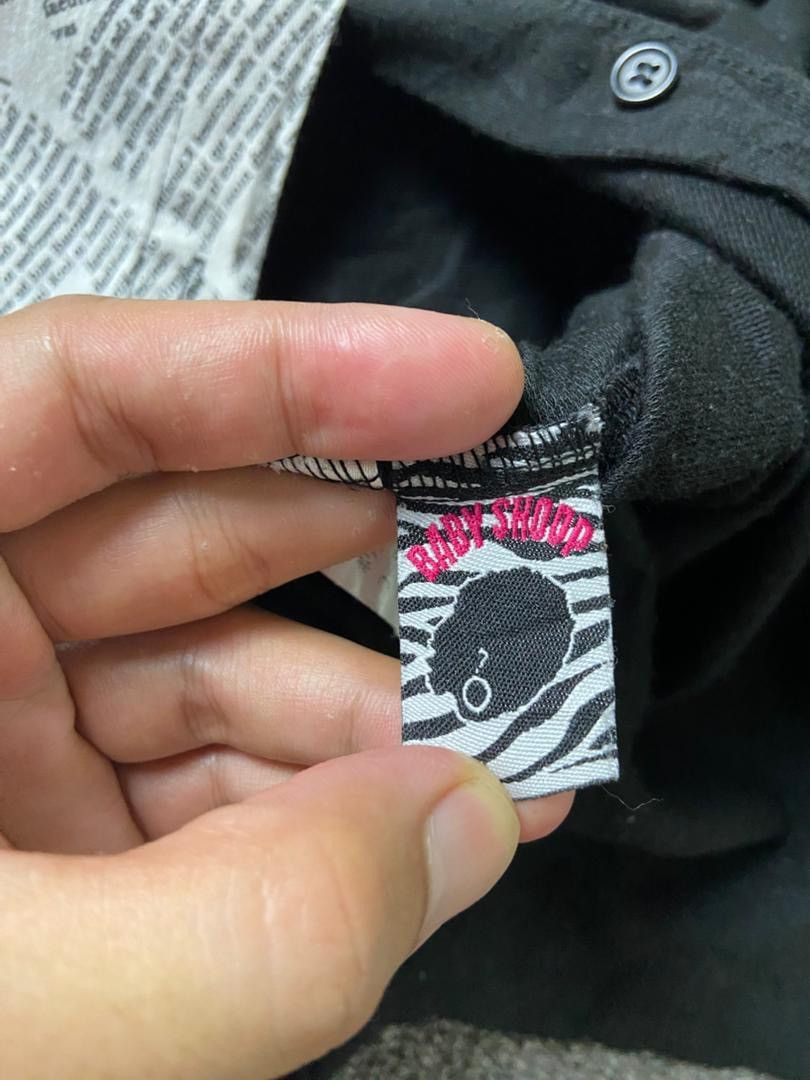 Japanese Brand Baby Shoop Split Design Newspaper Shirts (202) Size US S / EU 44-46 / 1 - 4 Thumbnail