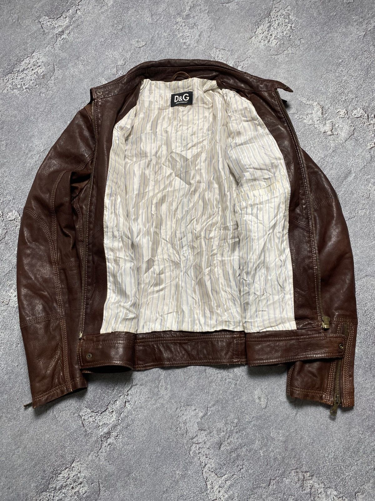 Dolce & Gabbana Dolce gabbana leather jacket mens Size US L / EU 52-54 / 3 - 11 Thumbnail