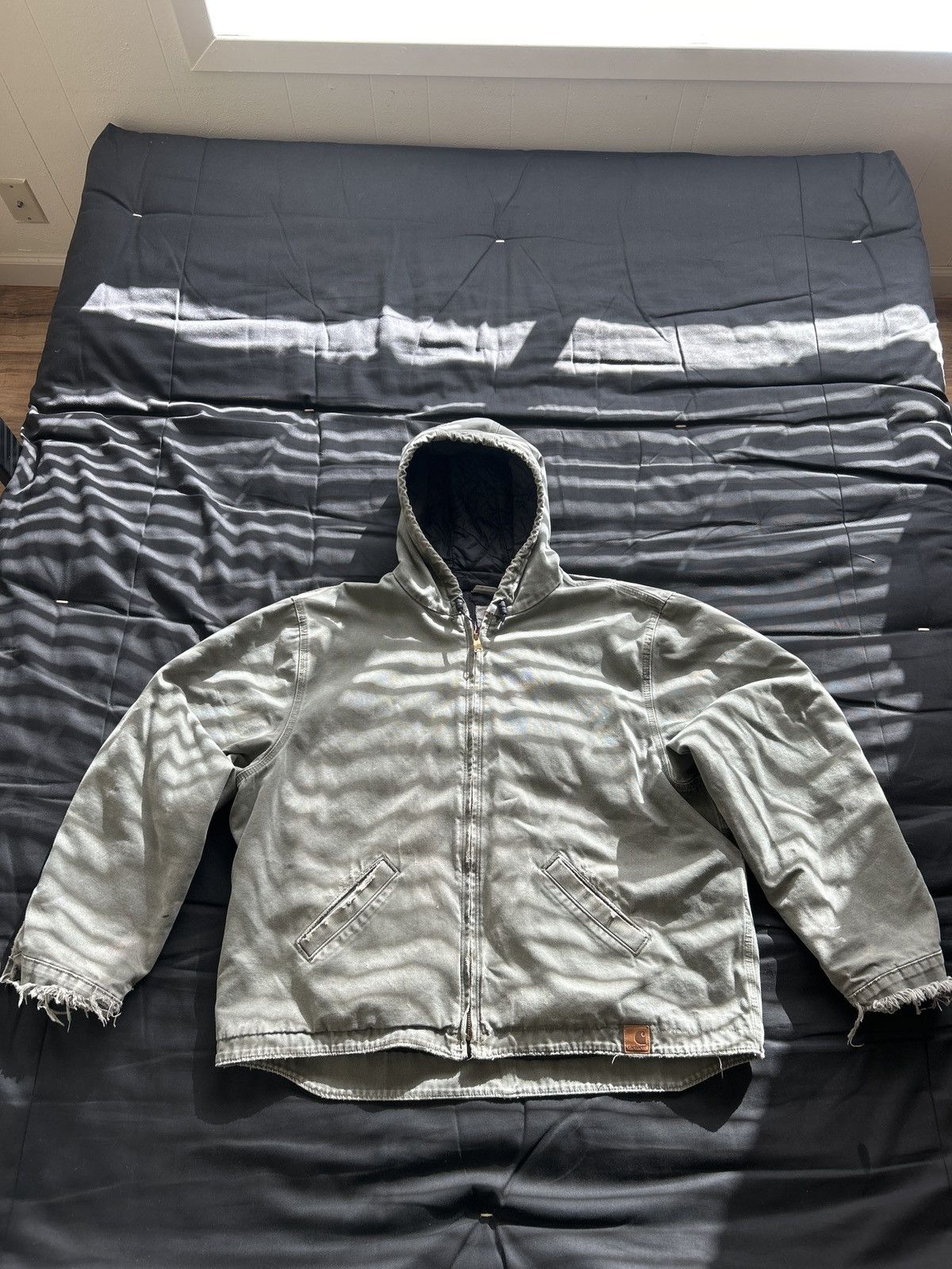 Carhartt Vintage Distressed Lined Carhartt jacket fringe Size US XXL / EU 58 / 5 - 1 Thumbnail