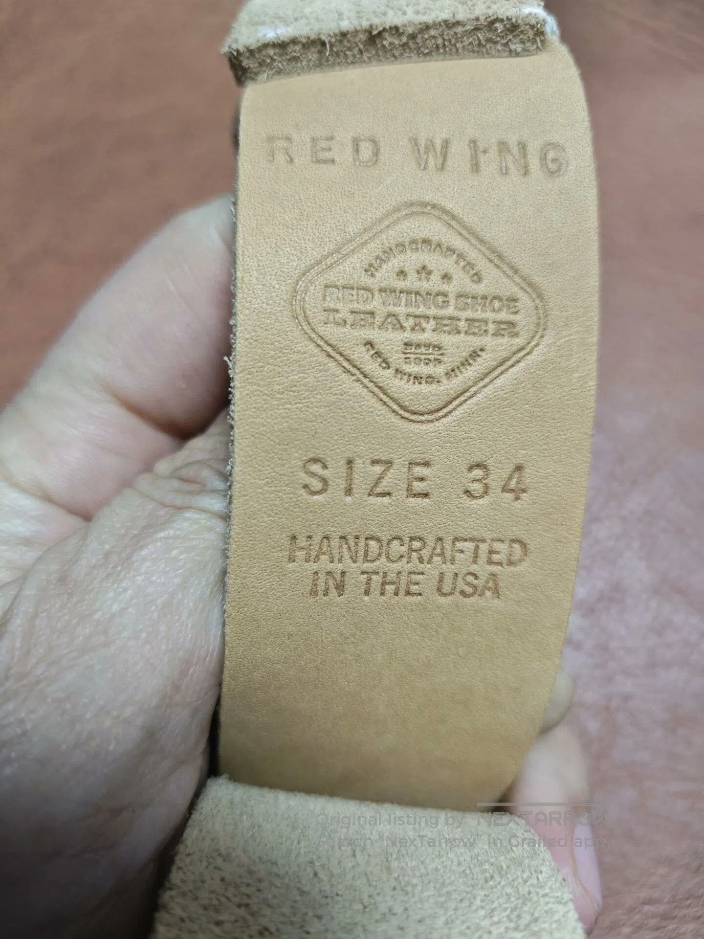 Red Wing Red Wing Suede Leather Belt. Size ONE SIZE - 6 Thumbnail