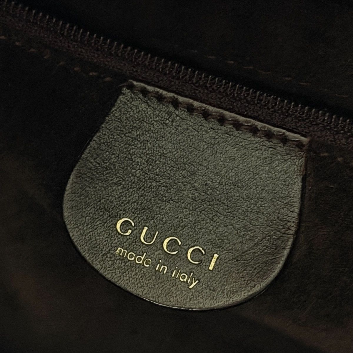 Gucci Gucci Tom Ford Era Woven Leather Bamboo Messenger Tote Bag Size ONE SIZE - 8 Thumbnail