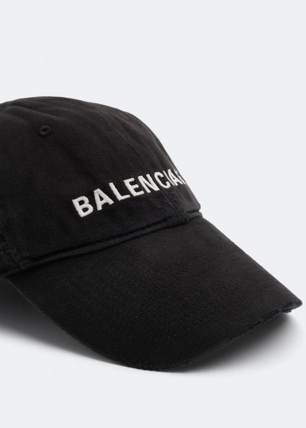 Balenciaga o1mt1gz1024 Size: S / Front Logo Hat/Cap in Black Size ONE SIZE - 2 Thumbnail
