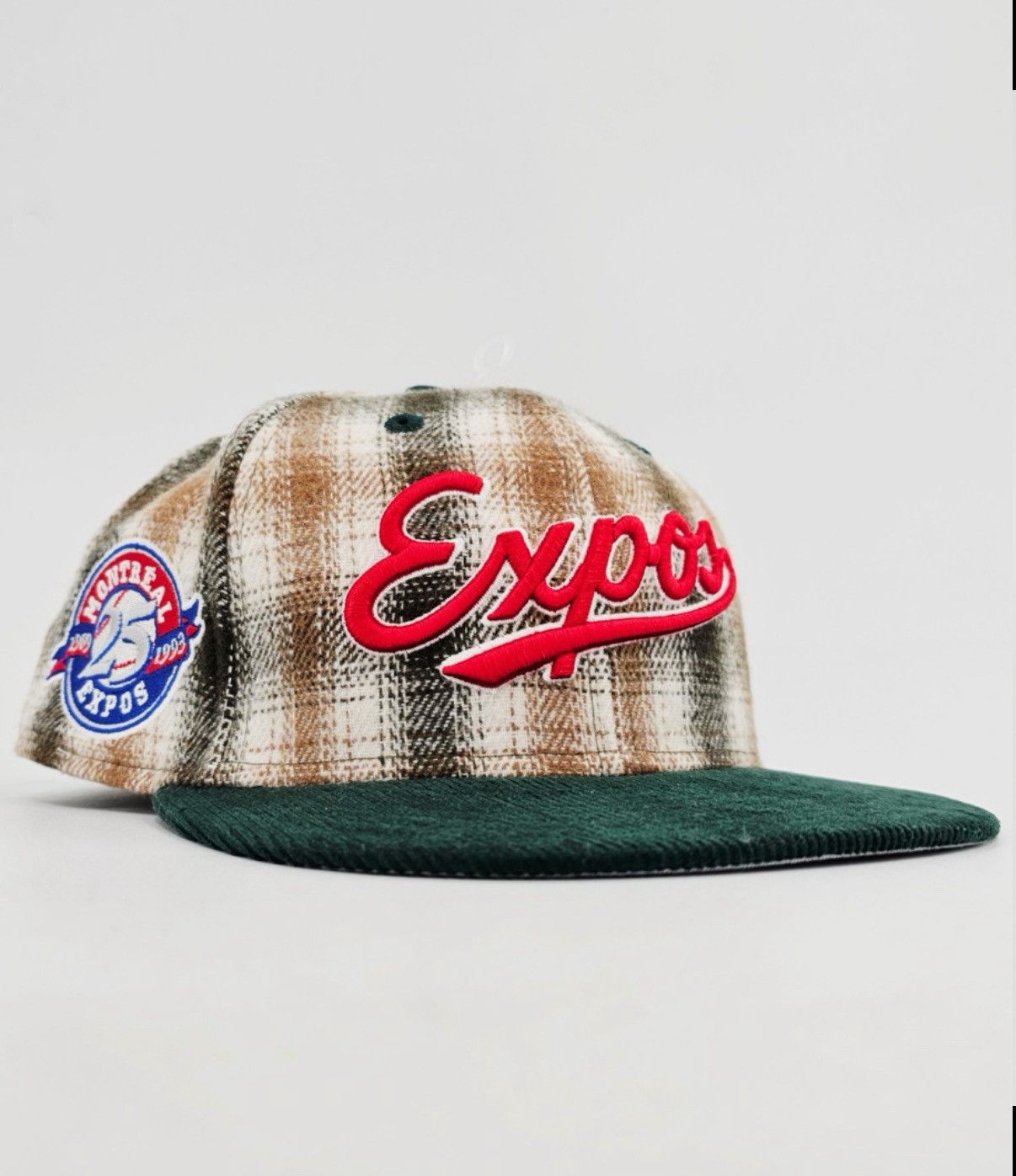 New Era New Era 59Fifty Montreal Expos Plaid Hat Size 7 5/8 new!! Size ONE SIZE - 2 Thumbnail