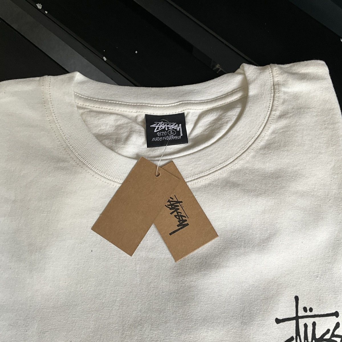 Stussy Stussy tee natural Size US L / EU 52-54 / 3 - 4 Thumbnail