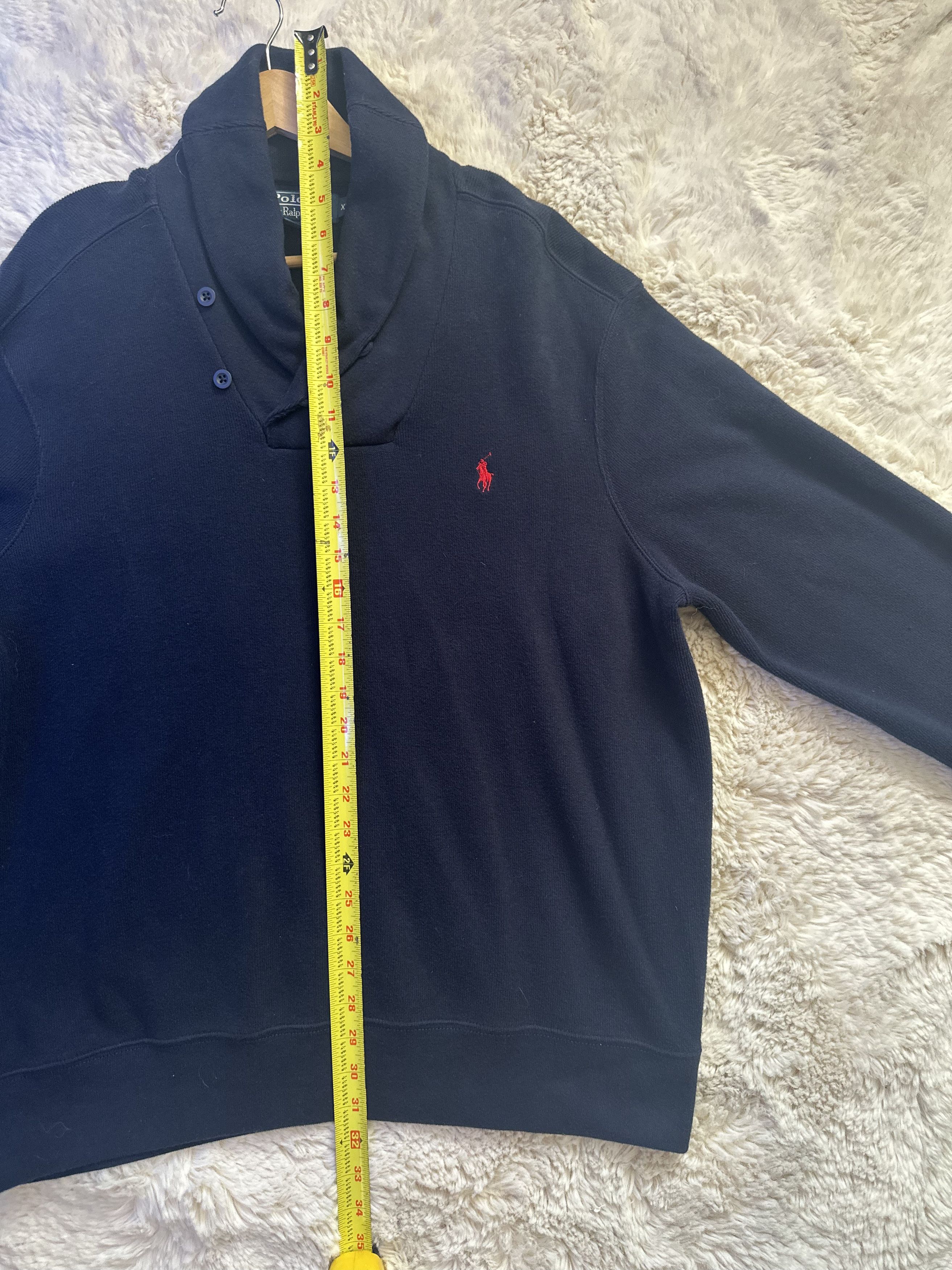 Polo Ralph Lauren × Vintage Vintage navy blue Ralph Lauren sweater sweatshirt Size US XL / EU 56 / 4 - 5 Thumbnail