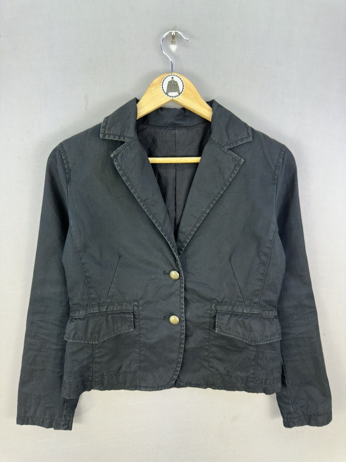 Beams Japan Ray Beams Double Collar Coat Jacket Size XS / US 0-2 / IT 36-38 - 1 Thumbnail