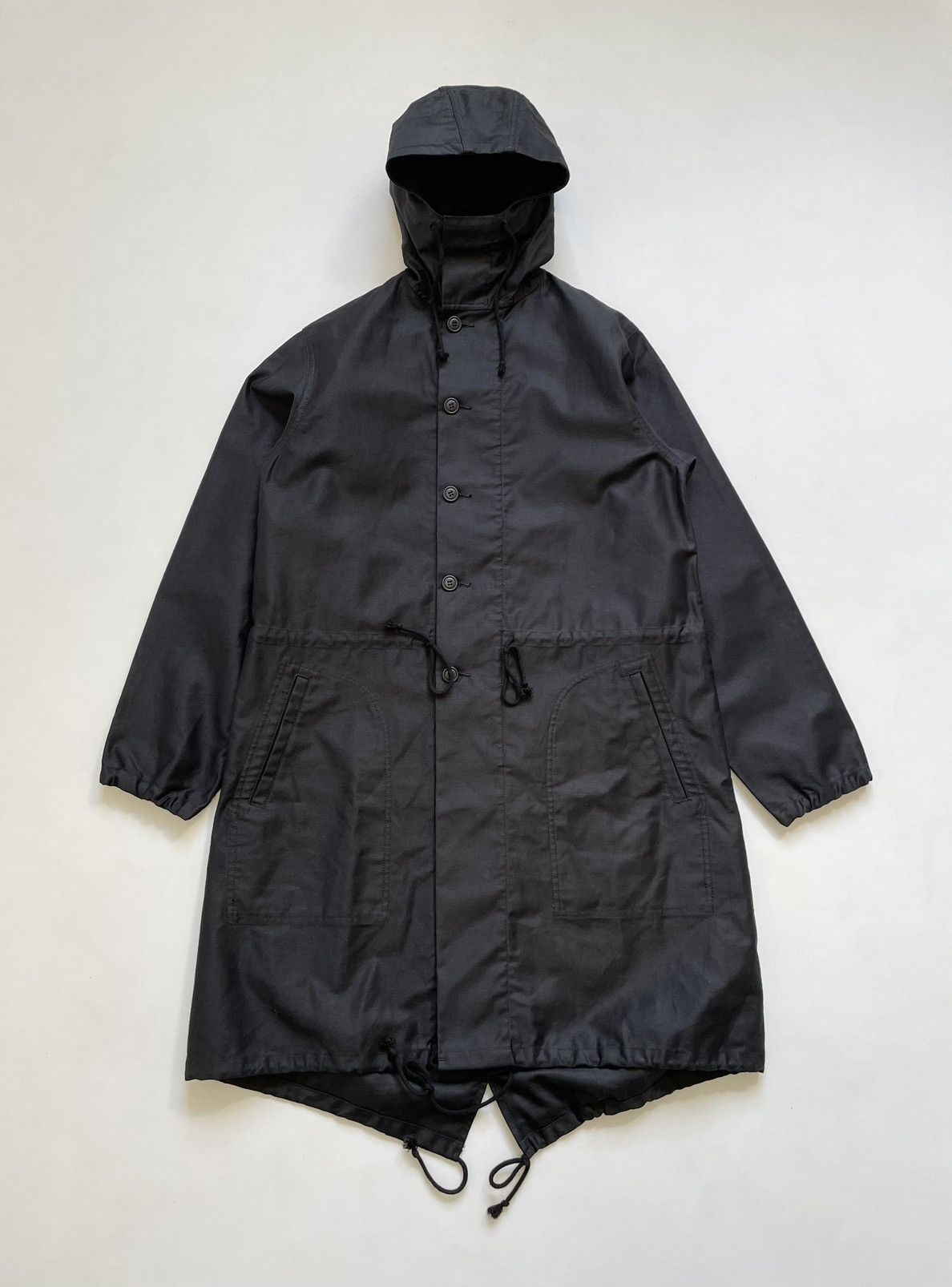 Comme des Garcons S/S 12 Black Cotton Fish Tail Parka Size US L / EU 52-54 / 3 - 1 Thumbnail