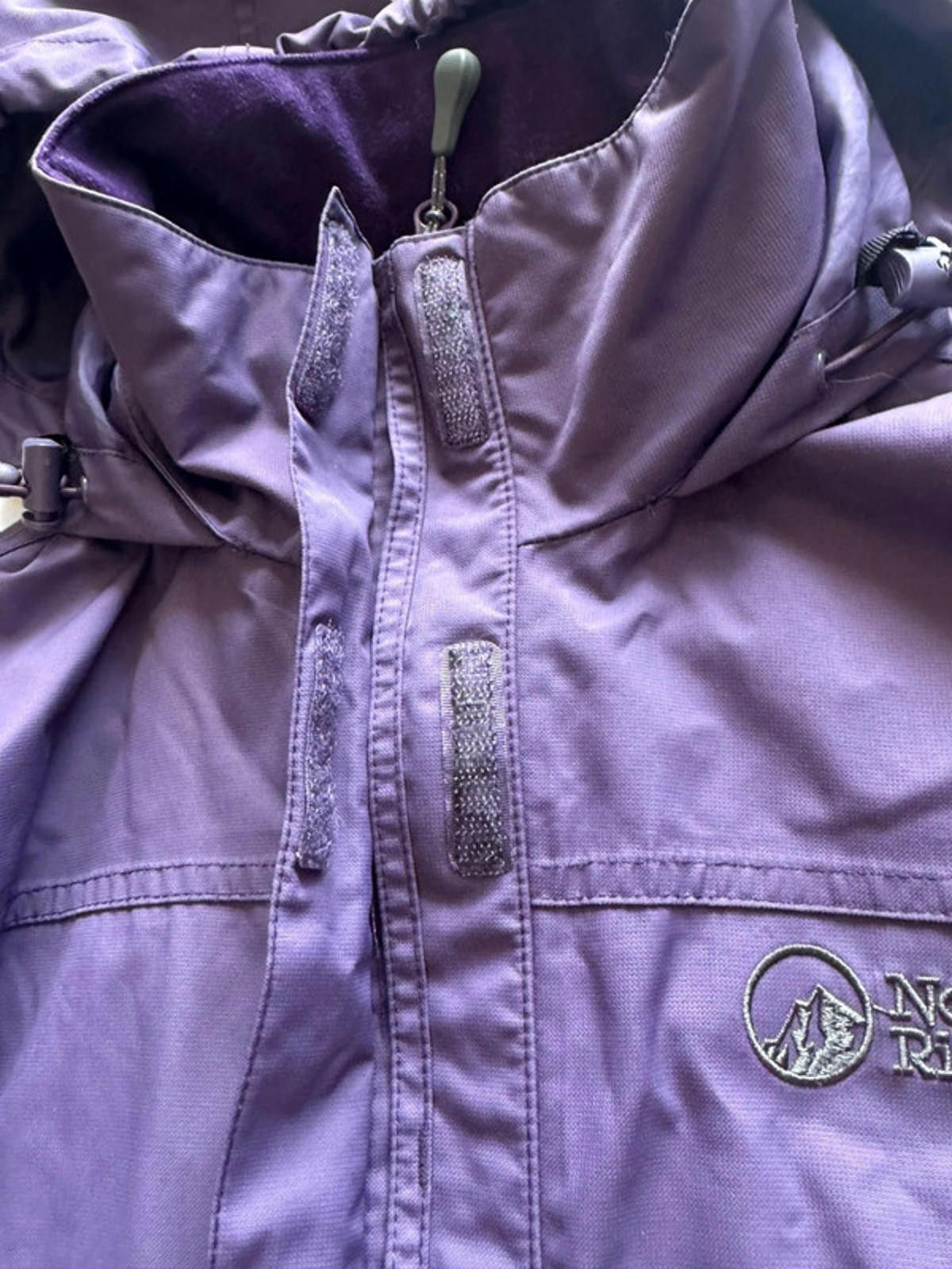 Designer Ladies North Ridge Jacket – Purple – Size 8 – Lightweight Waterproof Size S / US 4 / IT 40 - 3 Thumbnail